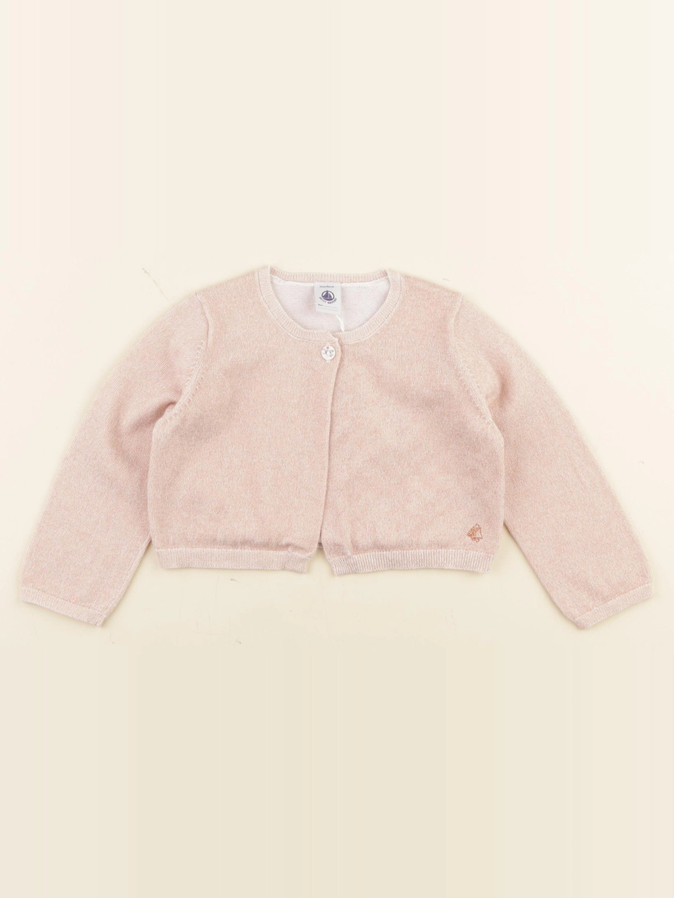 Petit Bateau - gilet bronze - 24 mois