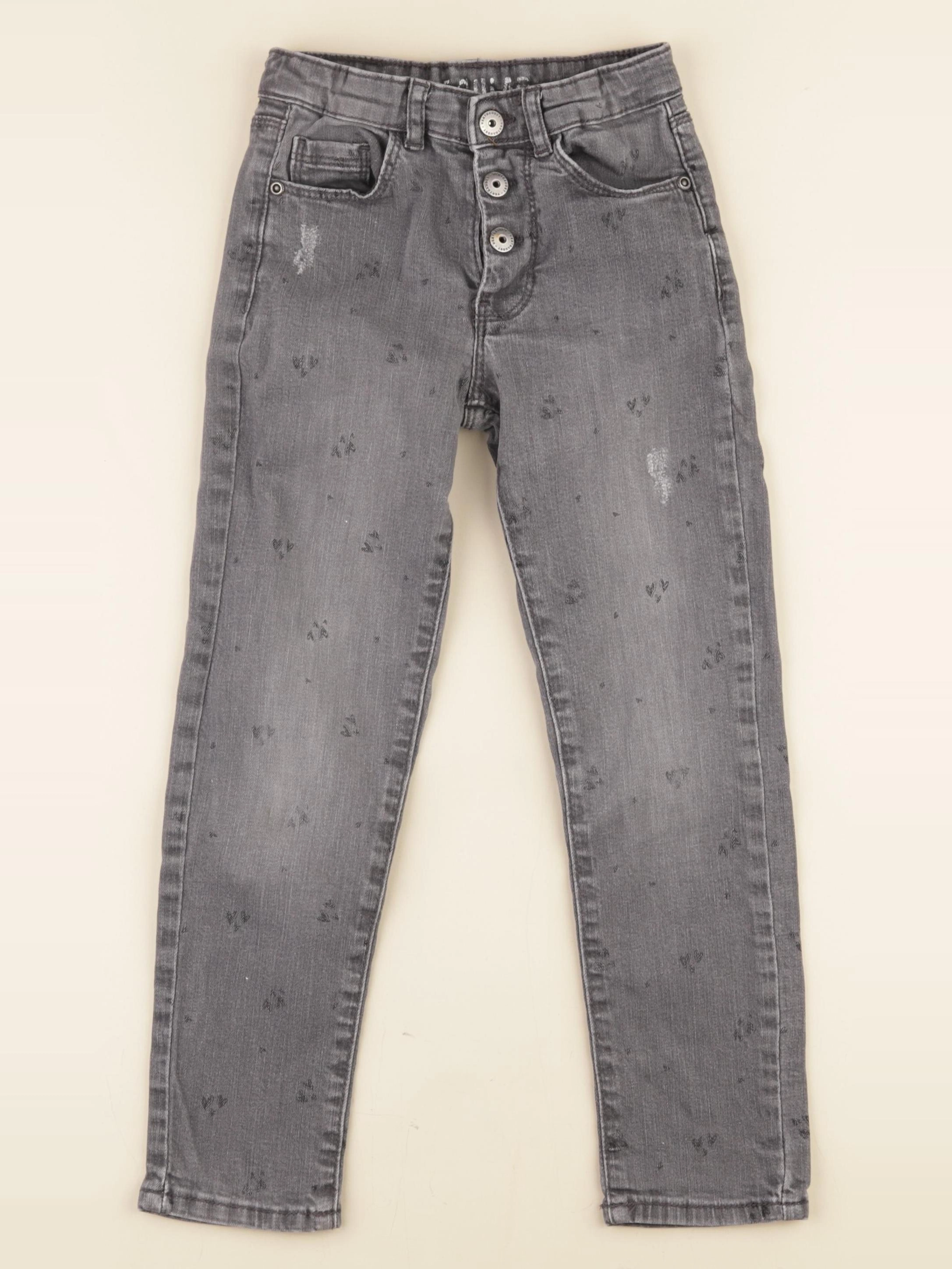 Vertbaudet - jean gris - 6 ans