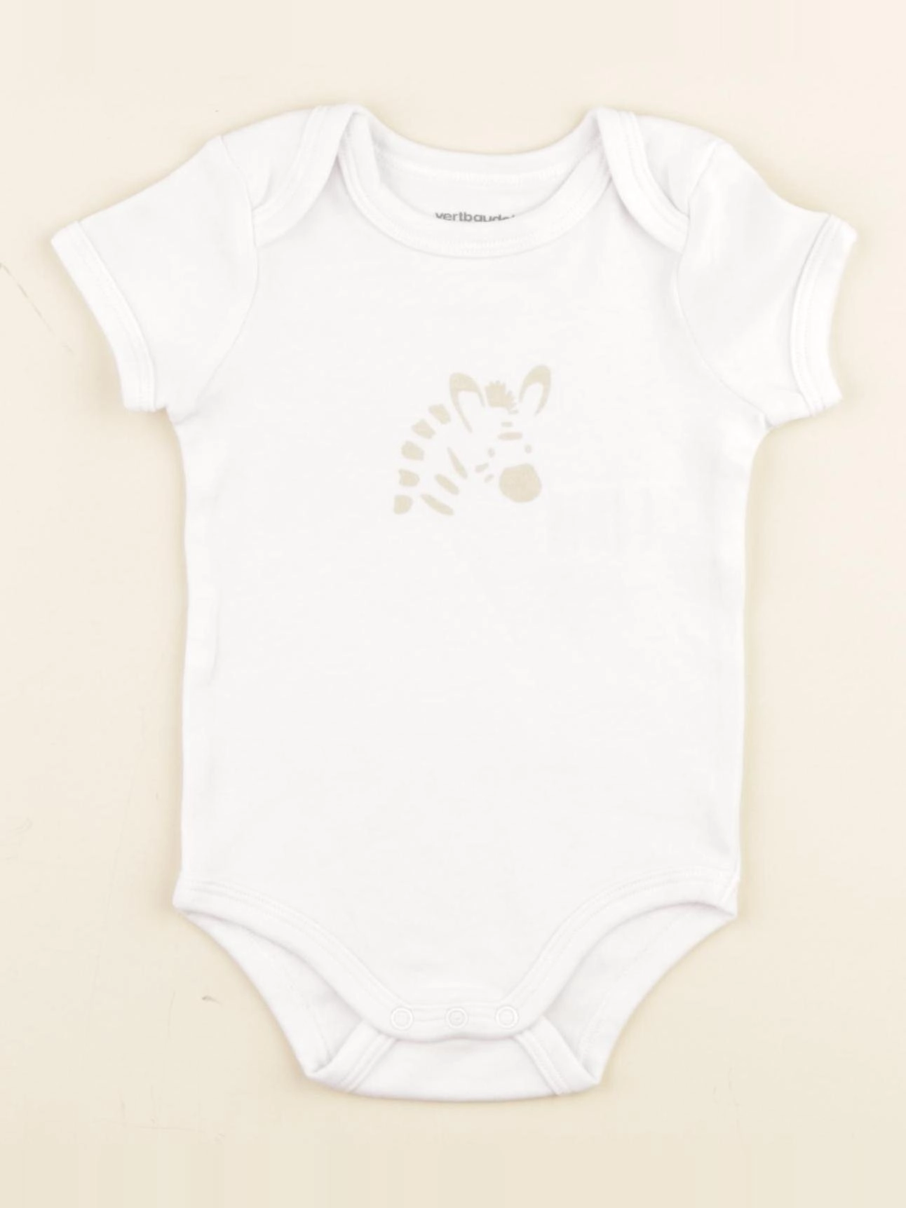 Vertbaudet - body blanc - 9 mois