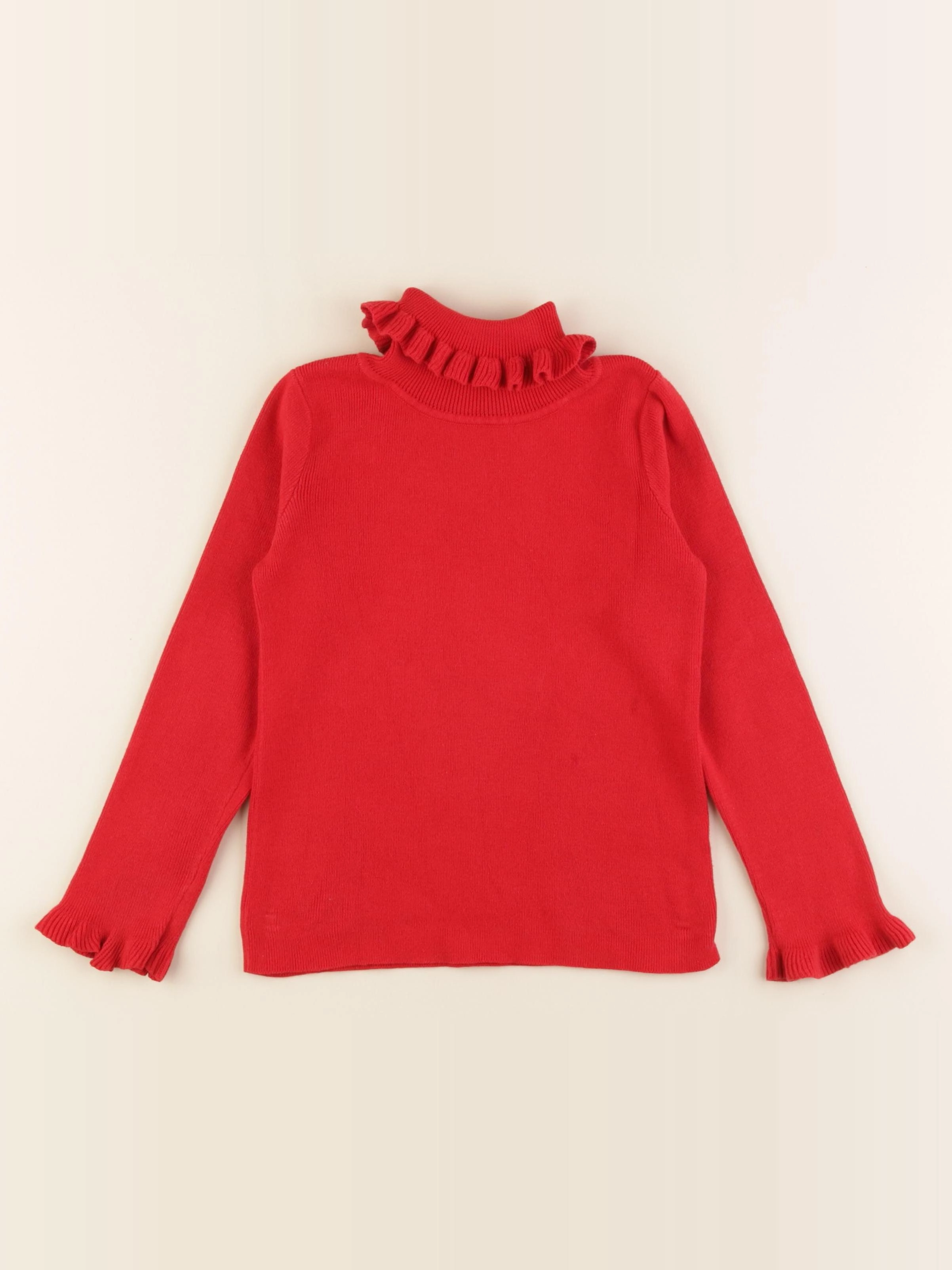 Jacadi - pull rouge - 6 ans