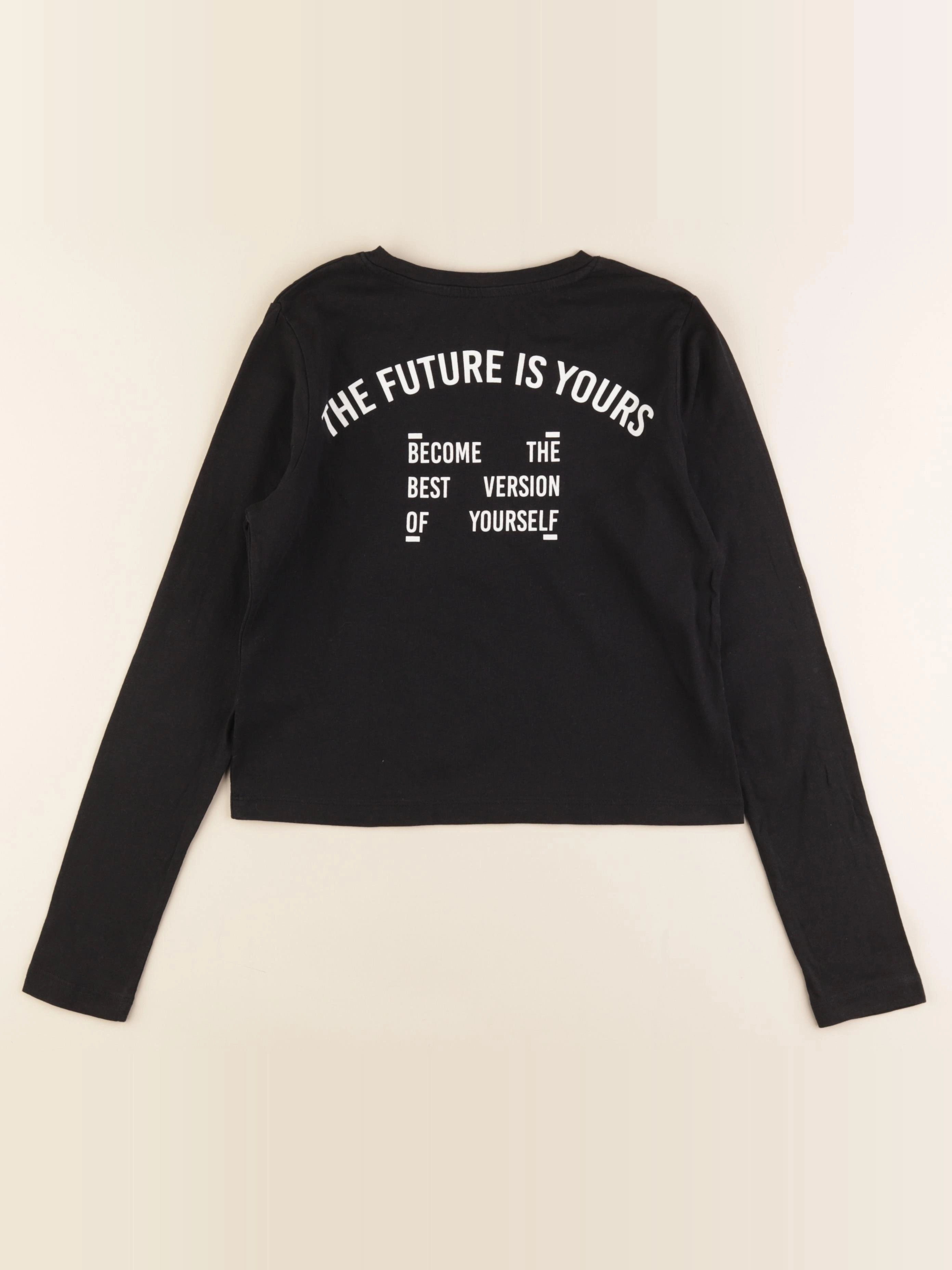 Name it - tee-shirt imprimé au dos noir - 11/12 ans