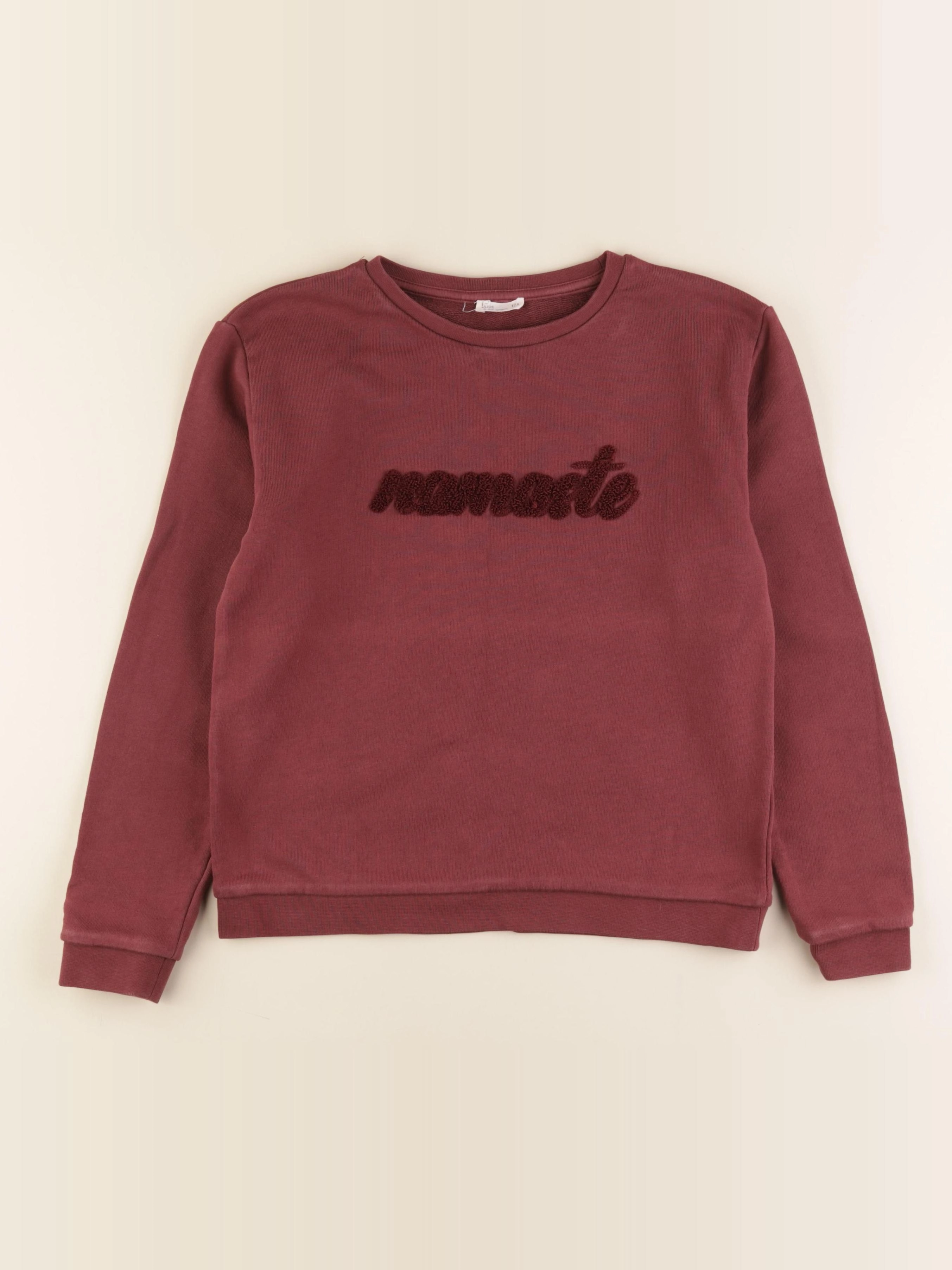 Little Cigogne - sweat violet - 12 ans