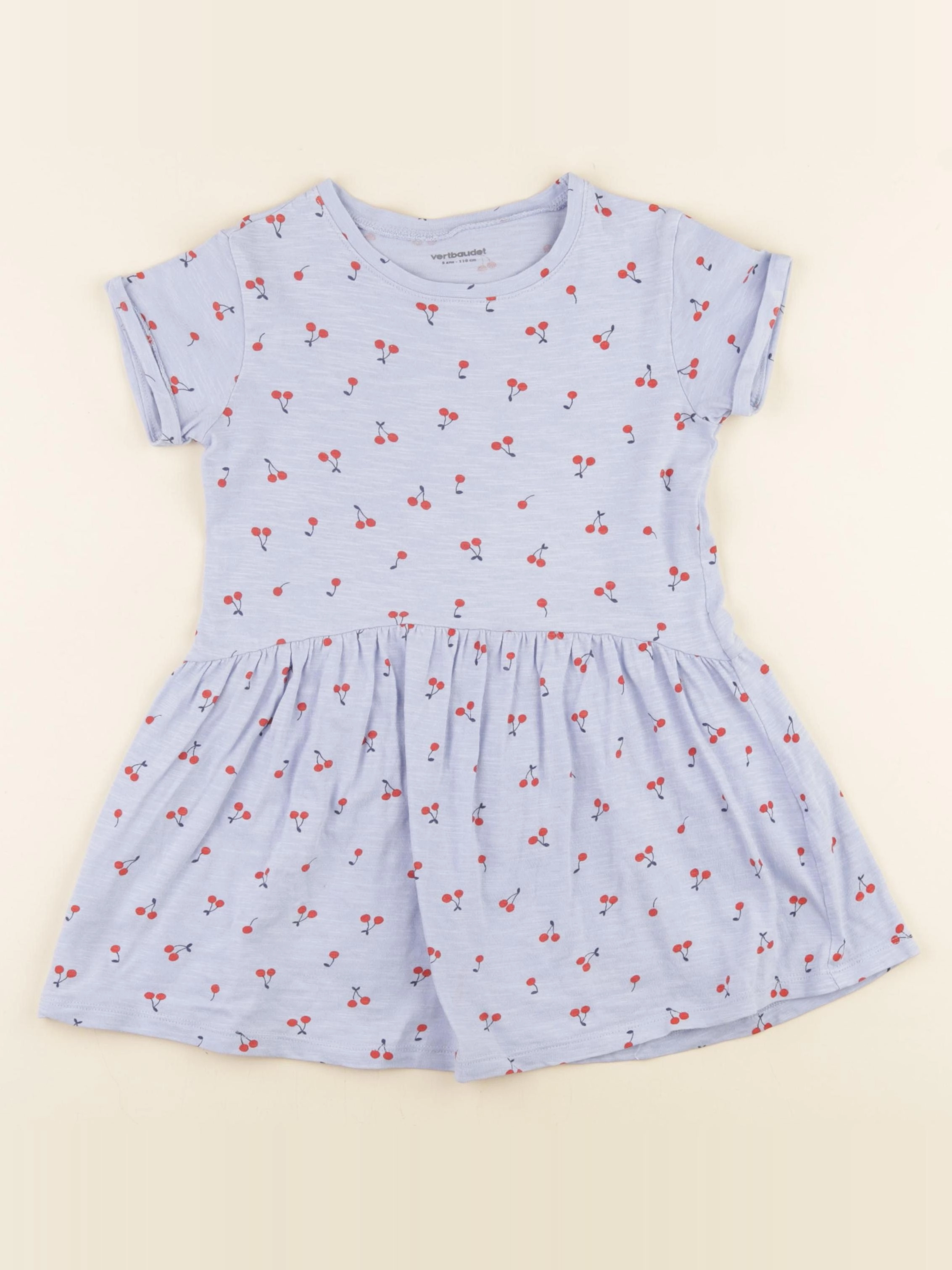 Vertbaudet - robe bleu - 5 ans