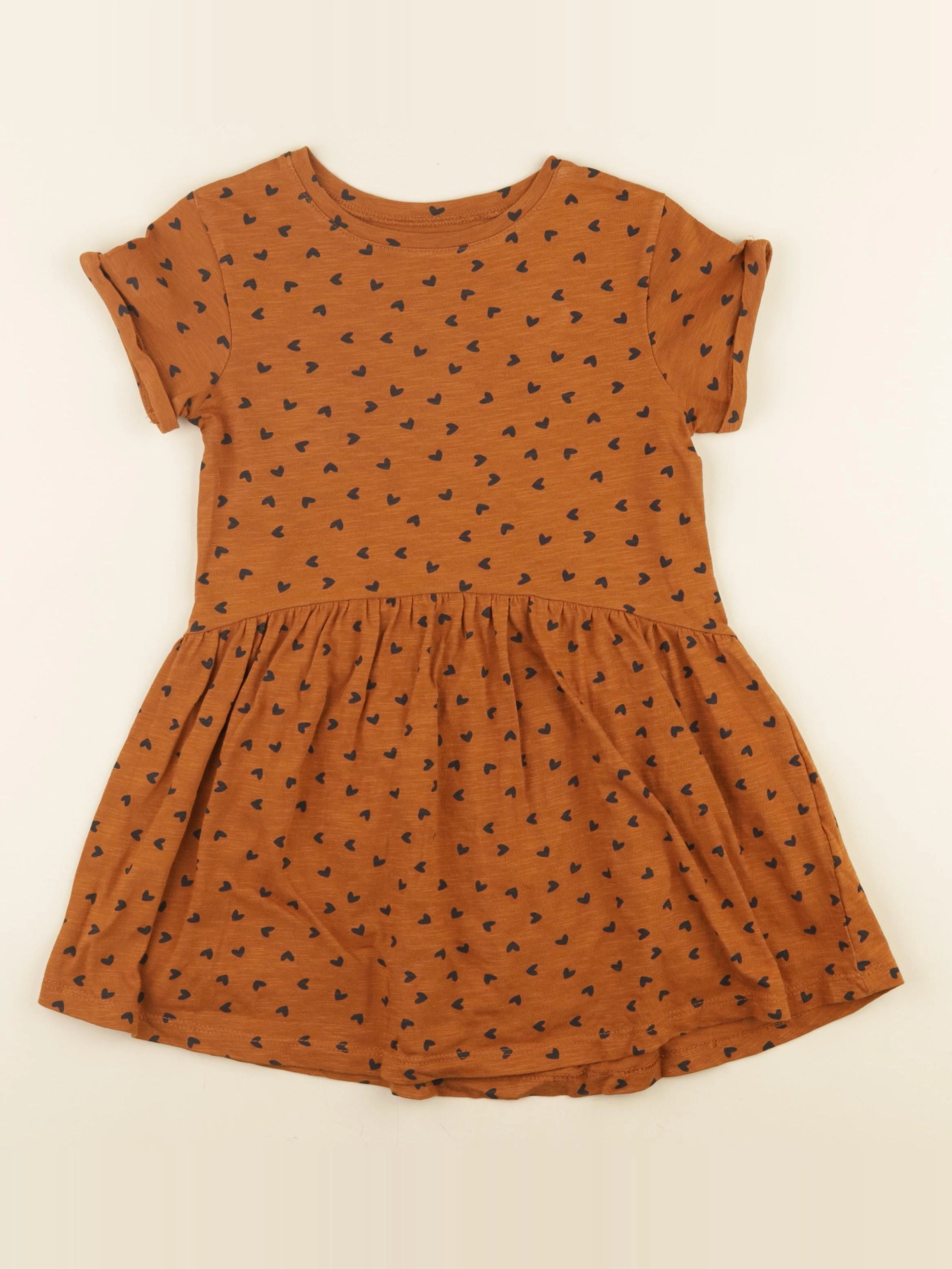 Vertbaudet - robe marron - 6 ans