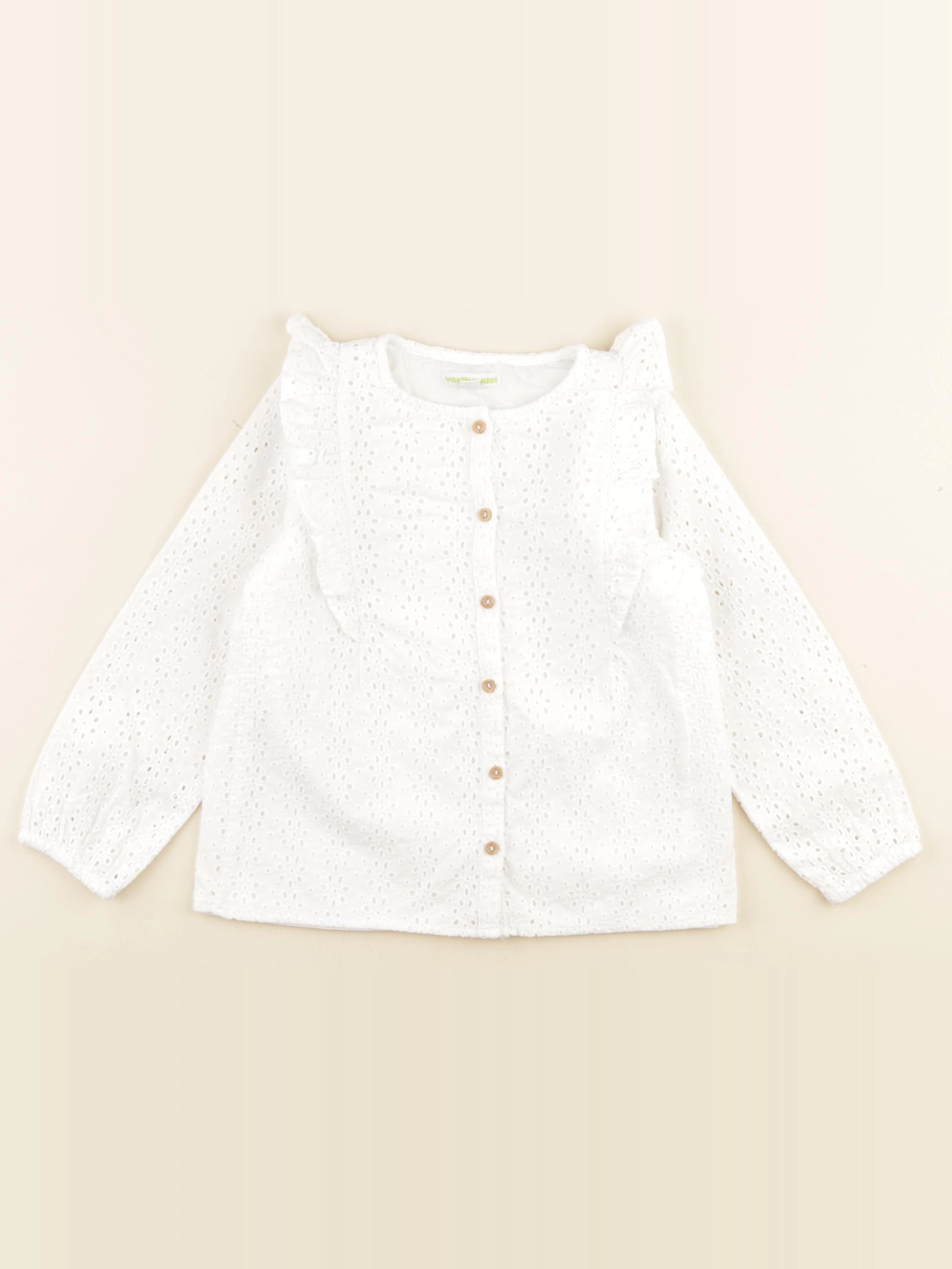 Vertbaudet - blouse blanc - 6 ans