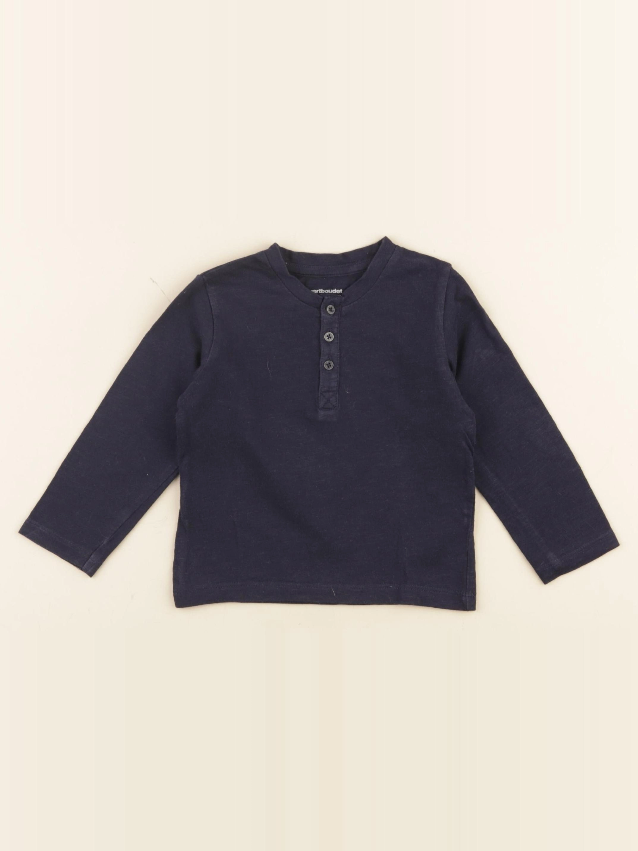 Vertbaudet - tee-shirt bleu - 12 mois