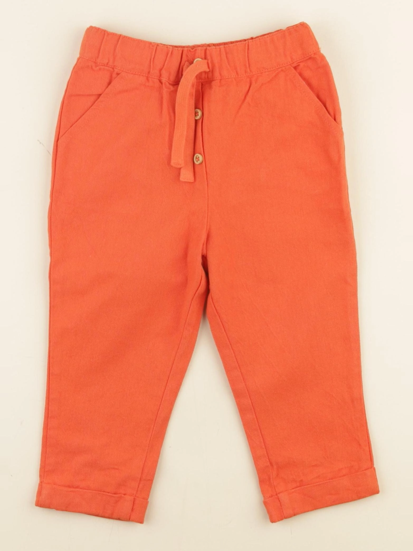Boutchou - pantalon orange - 18 mois