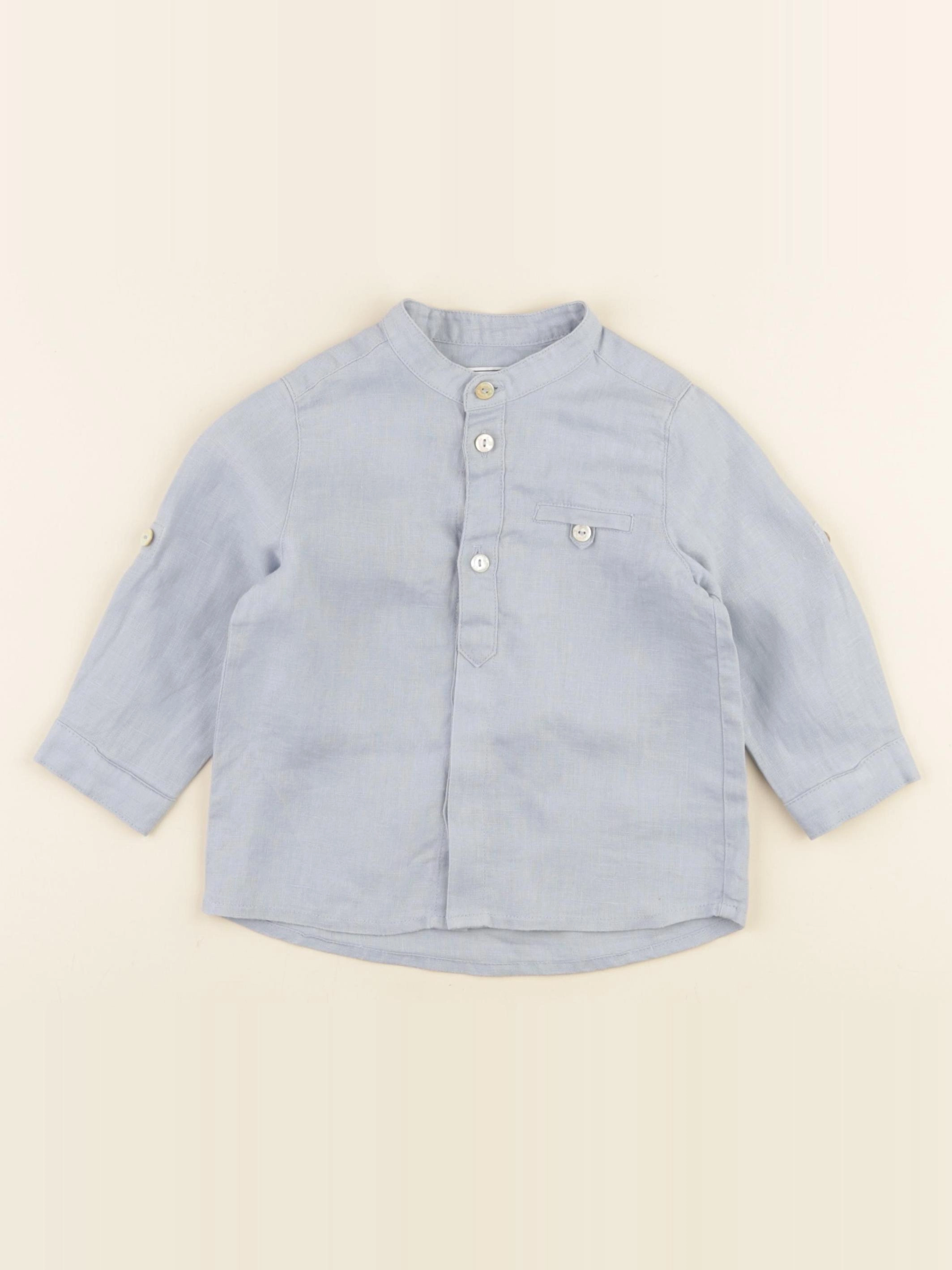 Tartine & Chocolat - chemise bleu - 18 mois