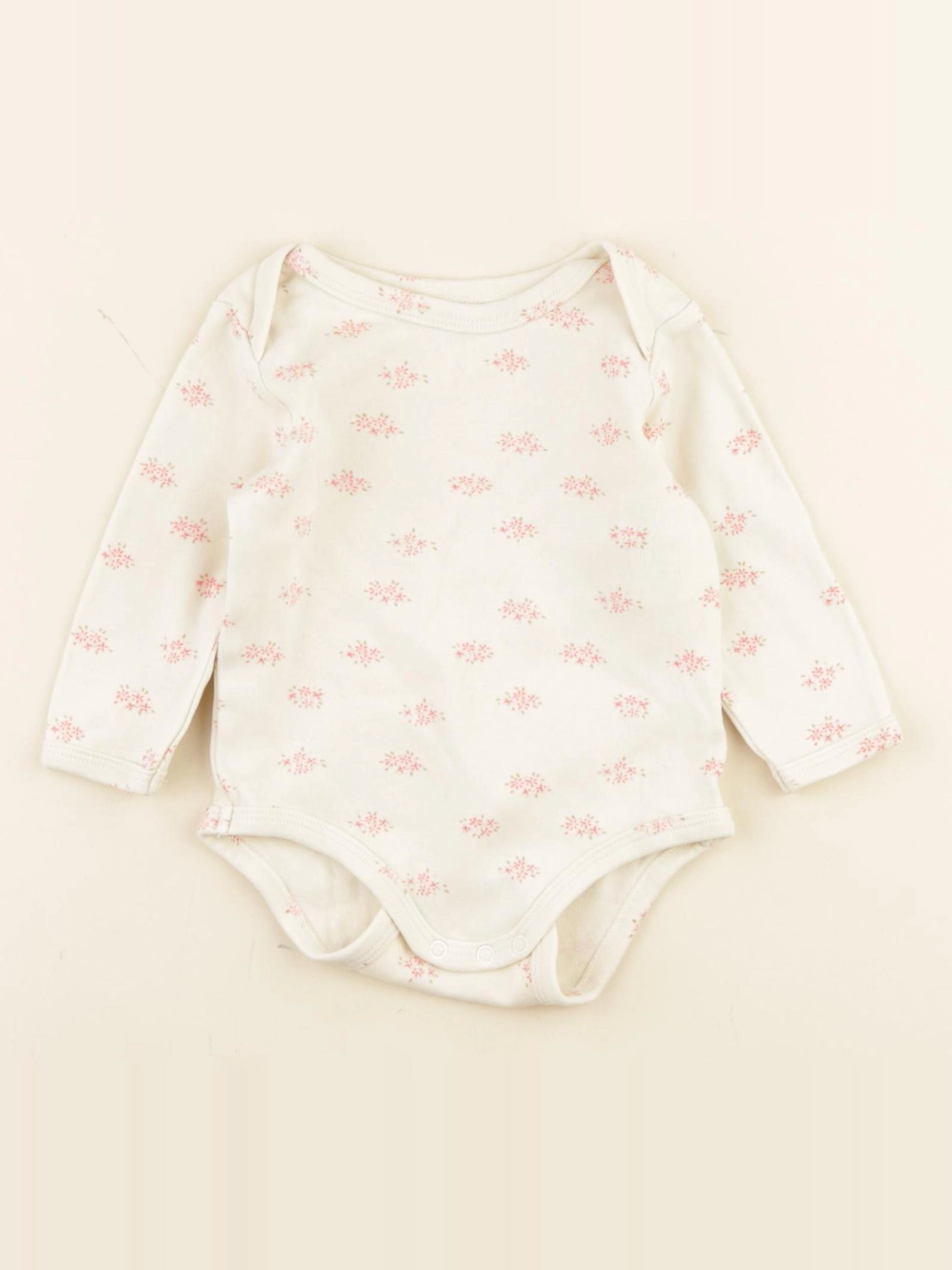 Vertbaudet - body beige - 6 mois