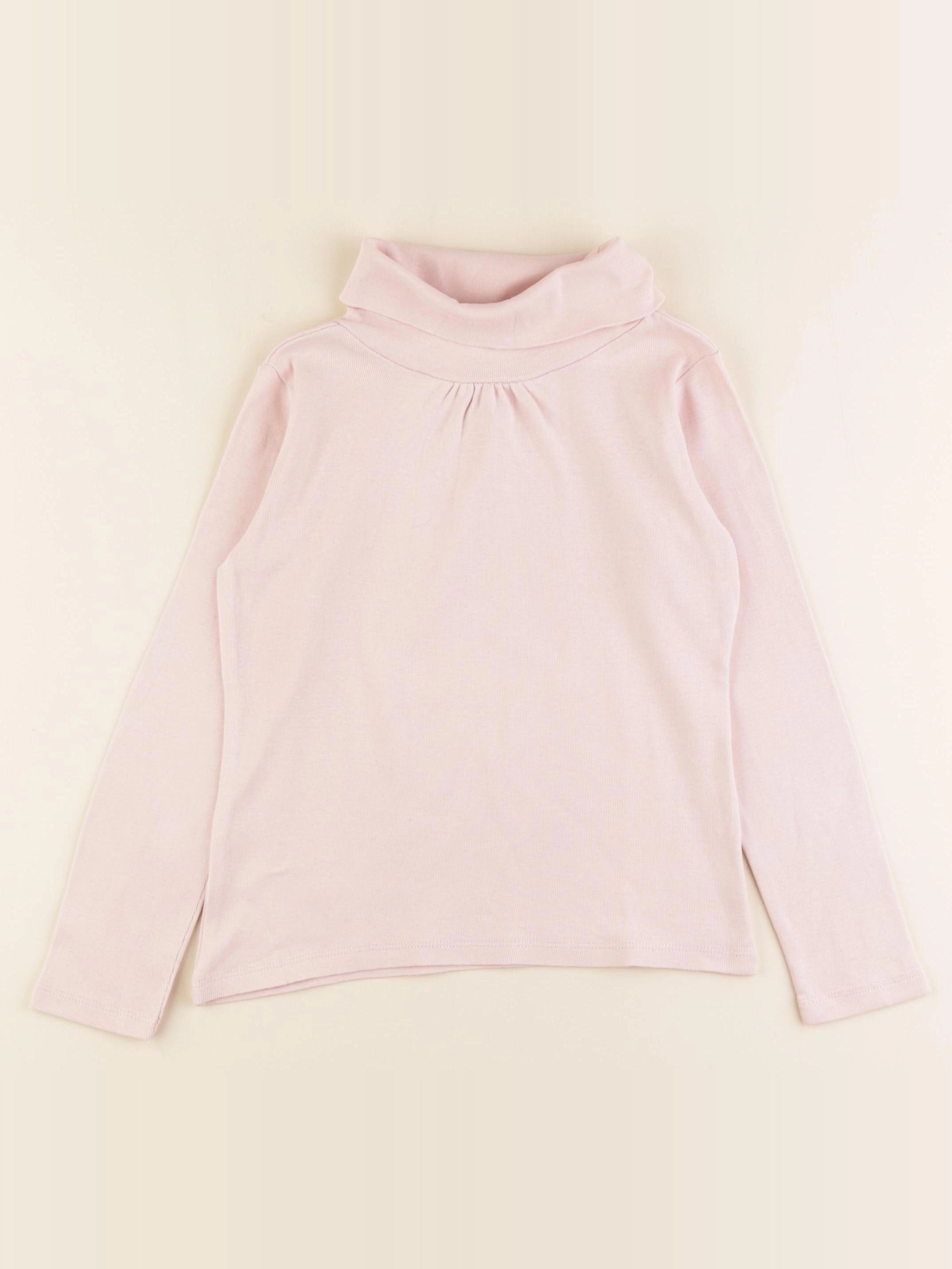 Vertbaudet - sous-pull rose - 6 ans