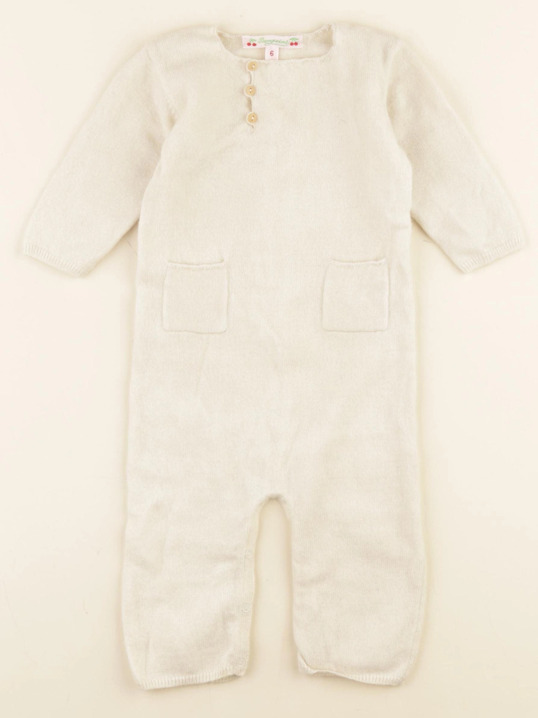 Bonpoint - combinaison marron - 6 mois