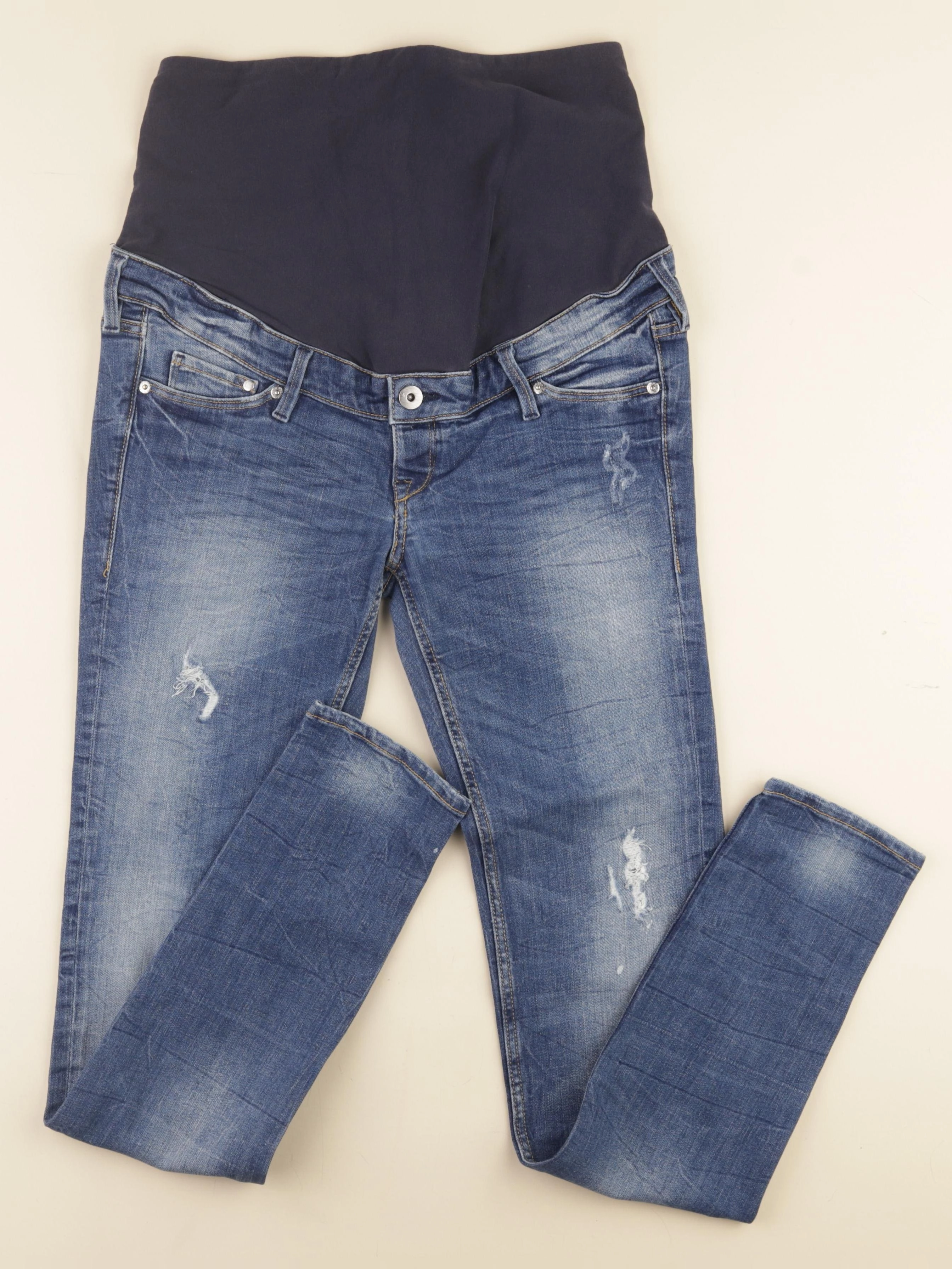 H&M - jean grossesse bleu - 40