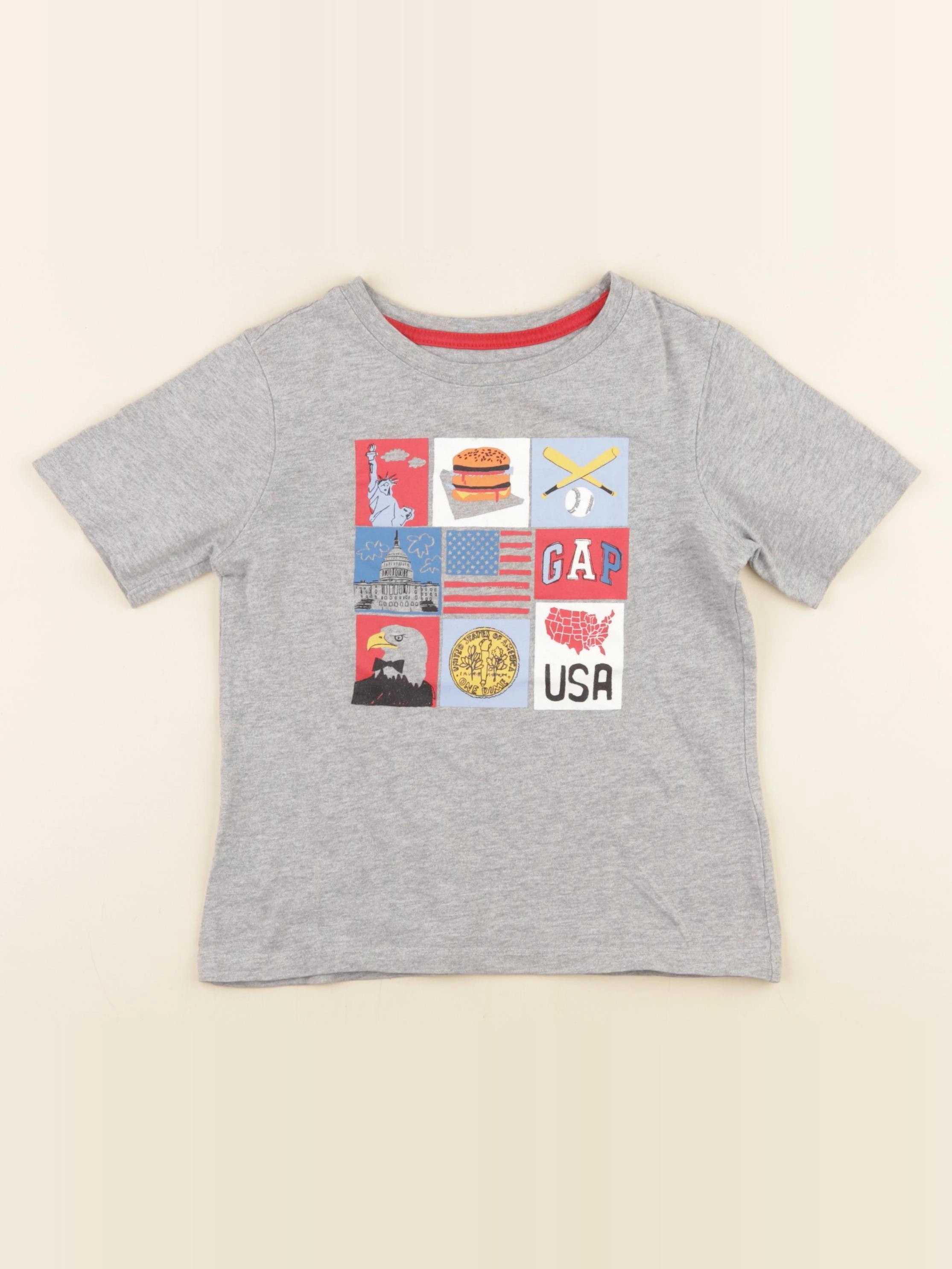GAP - tee-shirt gris - 4 ans