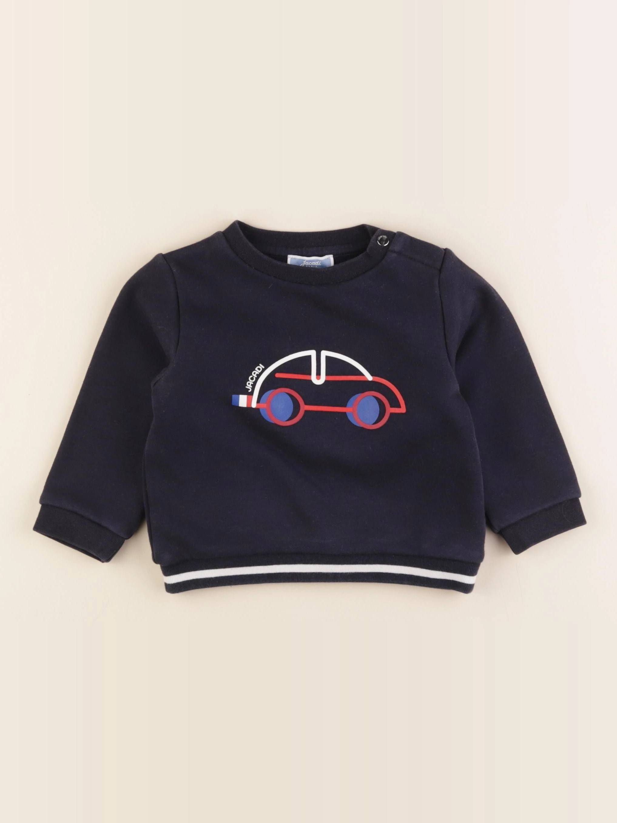 Jacadi - sweat bleu - 18 mois