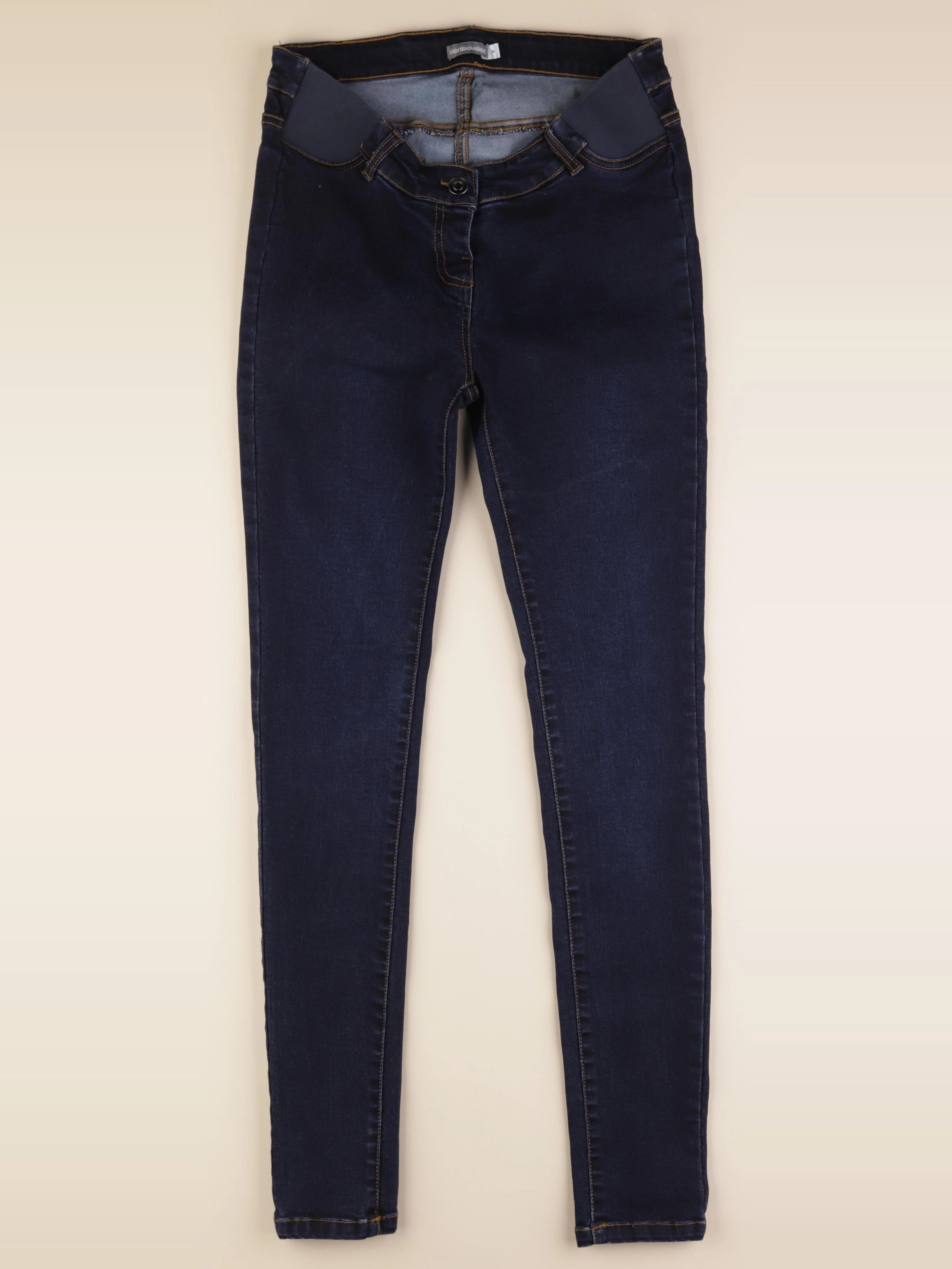 Vertbaudet - jean grossesse bleu - 38