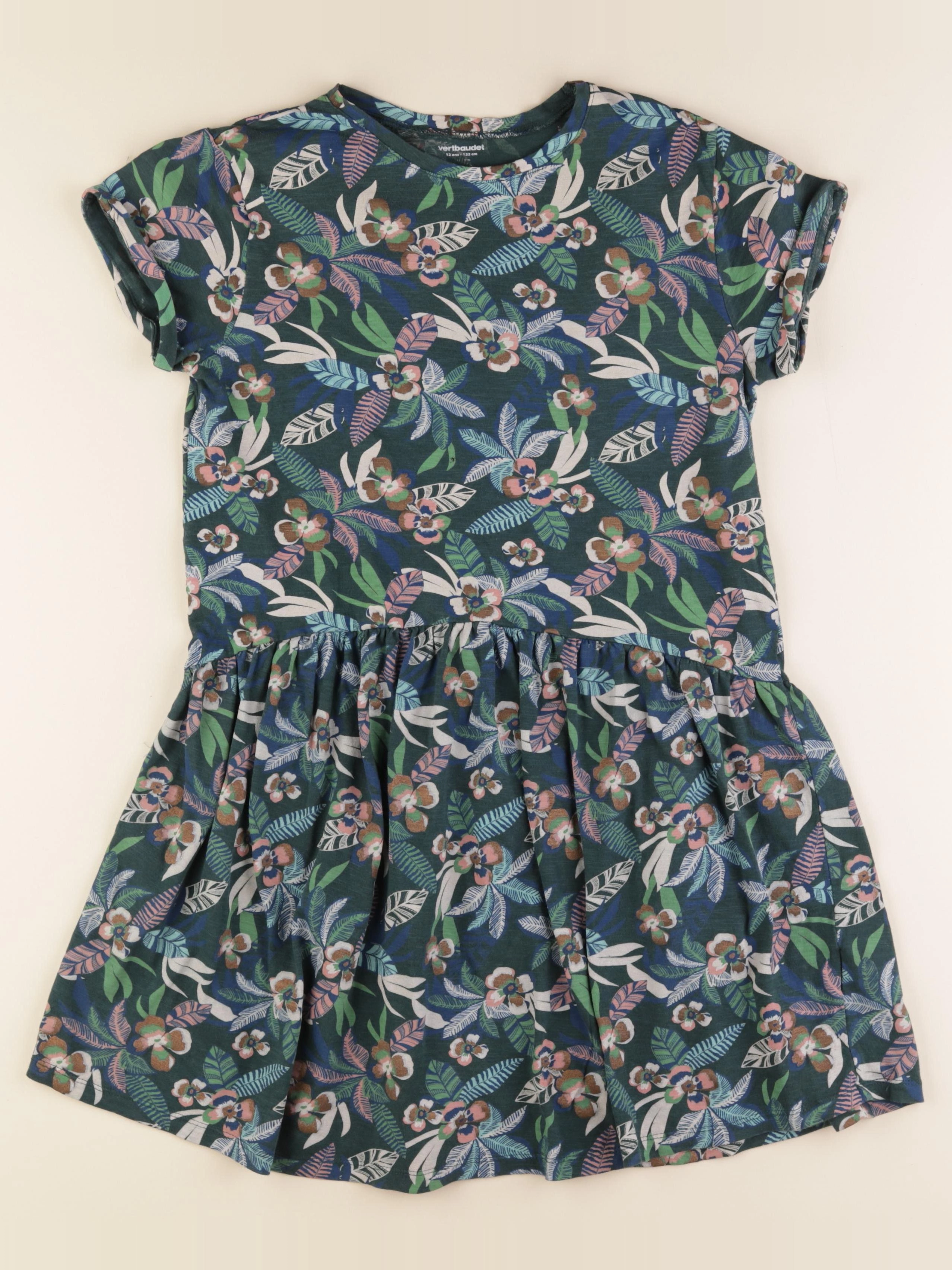 Vertbaudet - robe vert - 12 ans