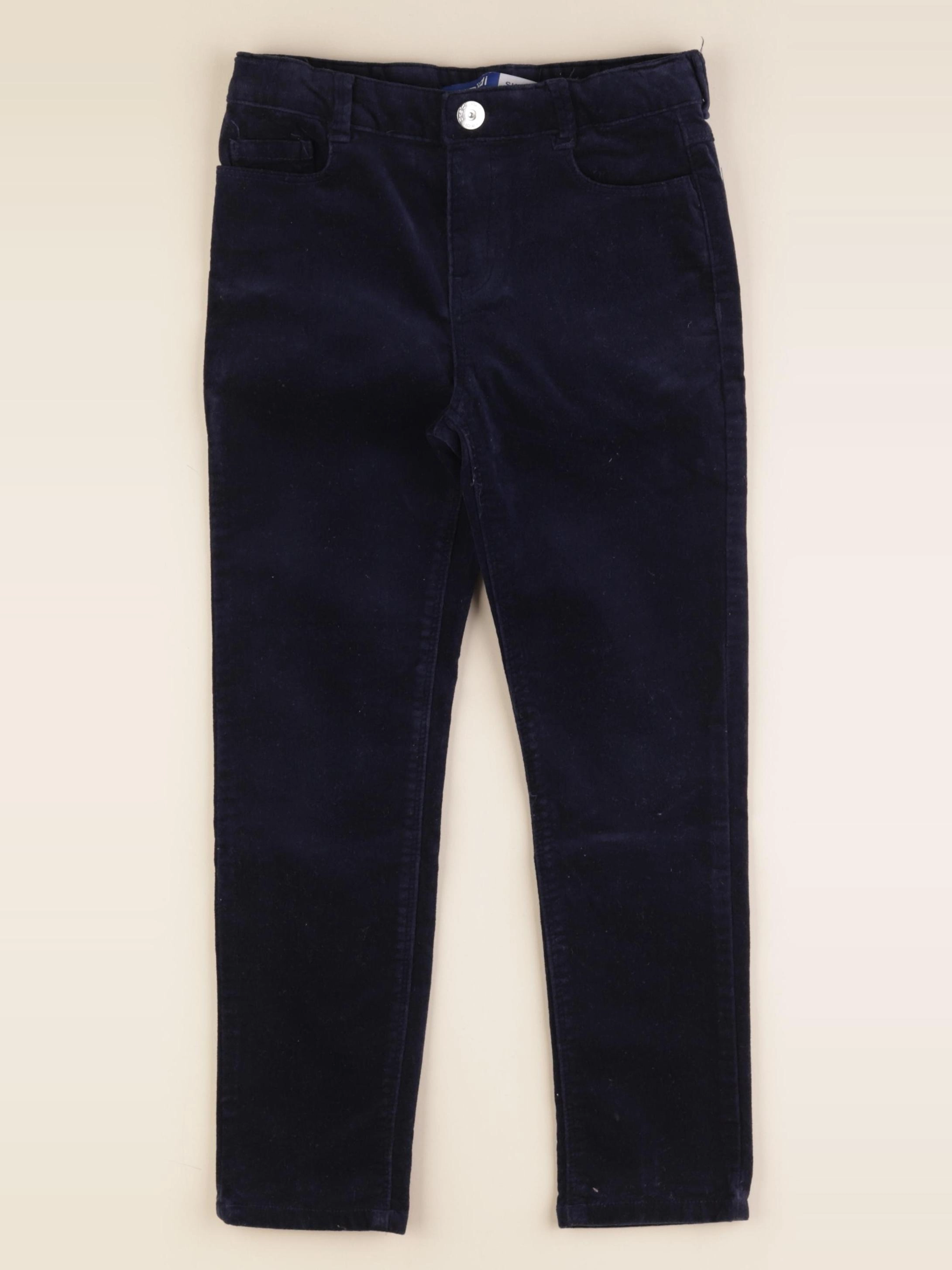 Okaidi - pantalon bleu - 7 ans