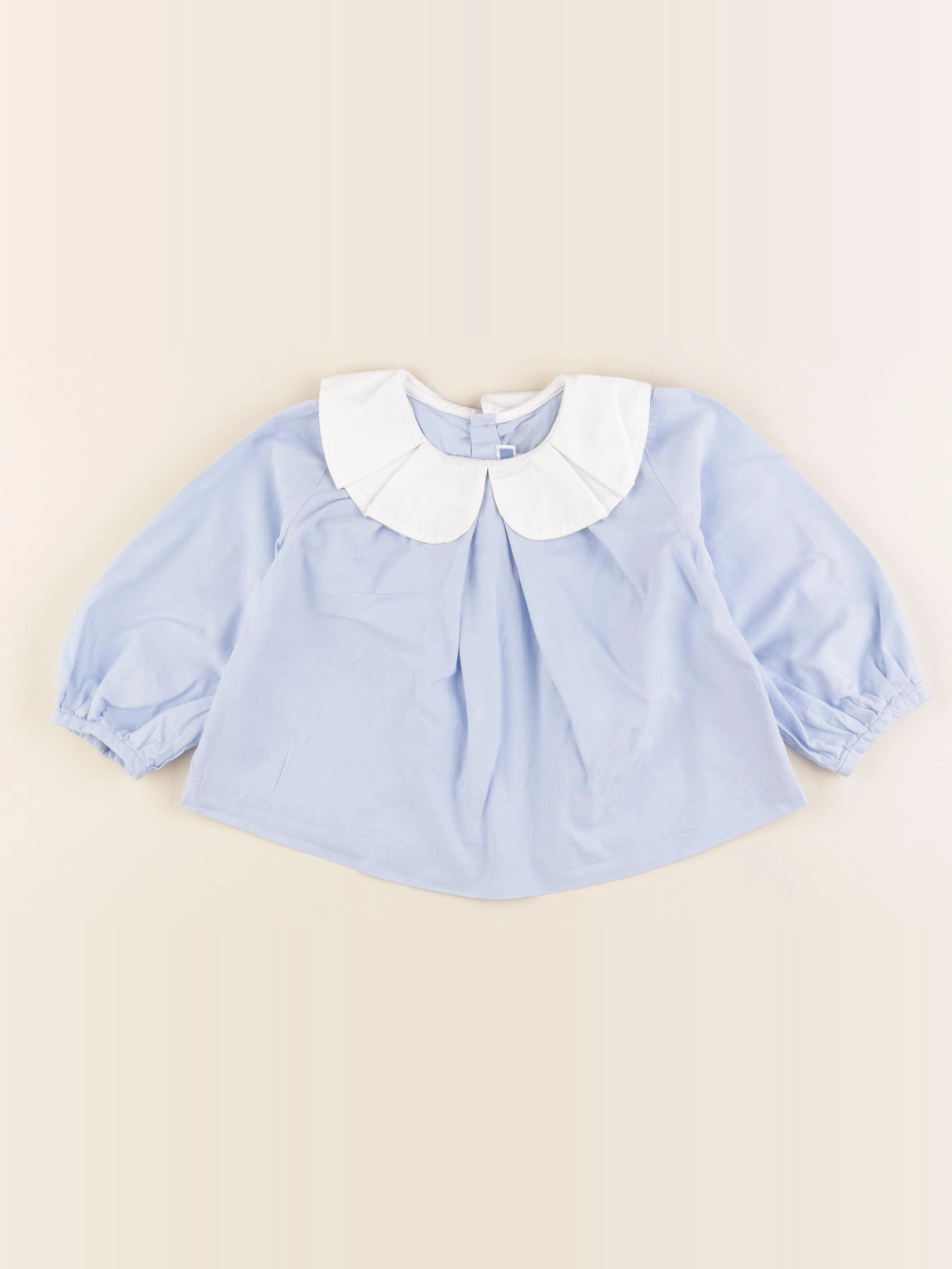Jacadi - blouse bleu - 18 mois