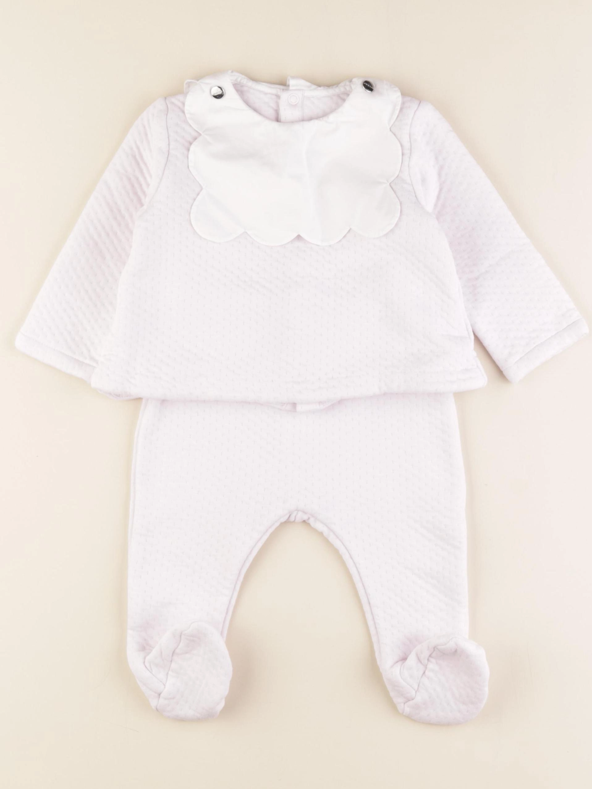 Jacadi - ensemble rose - 12 mois