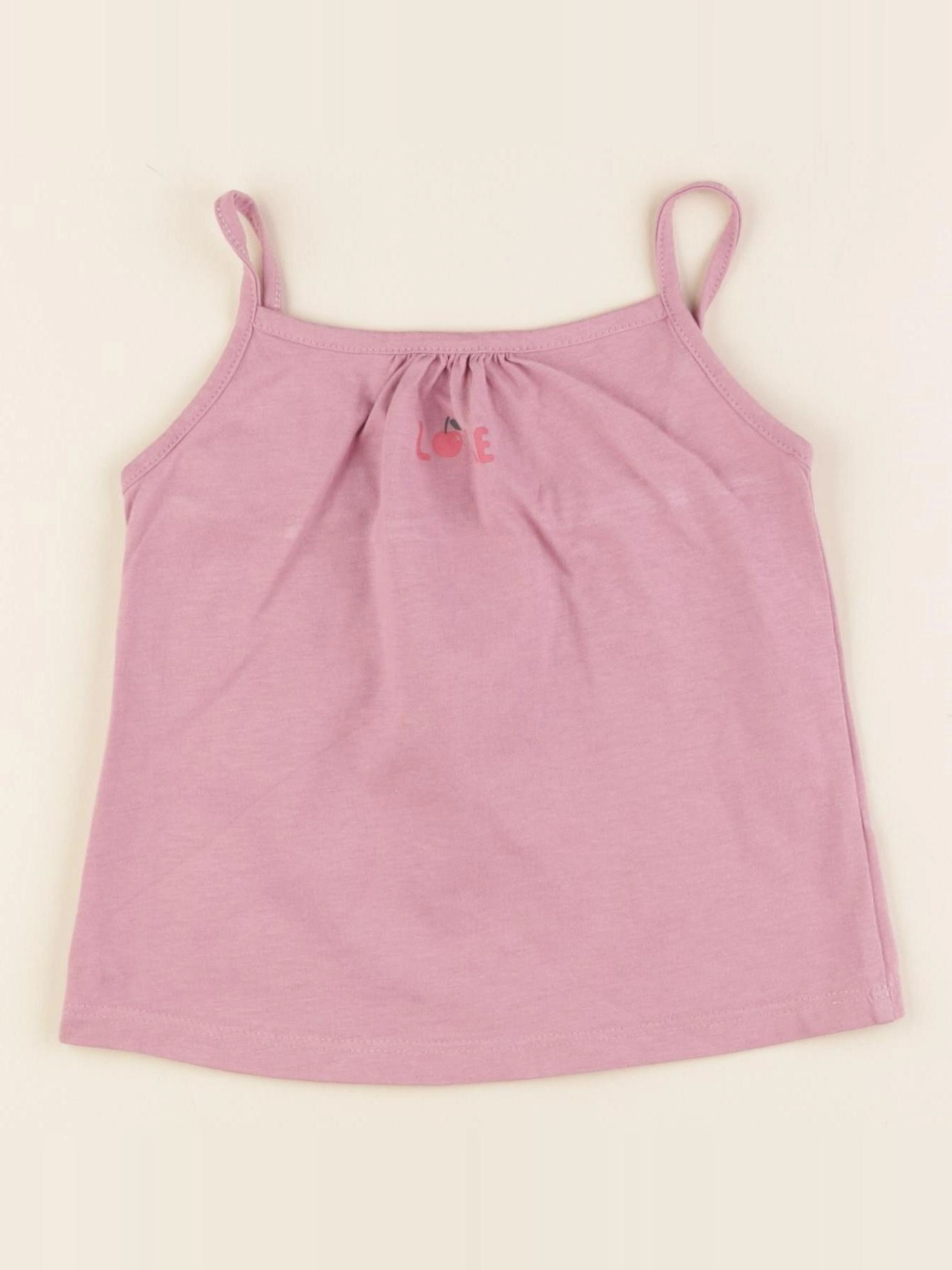 Vertbaudet - débardeur violet - 2 ans