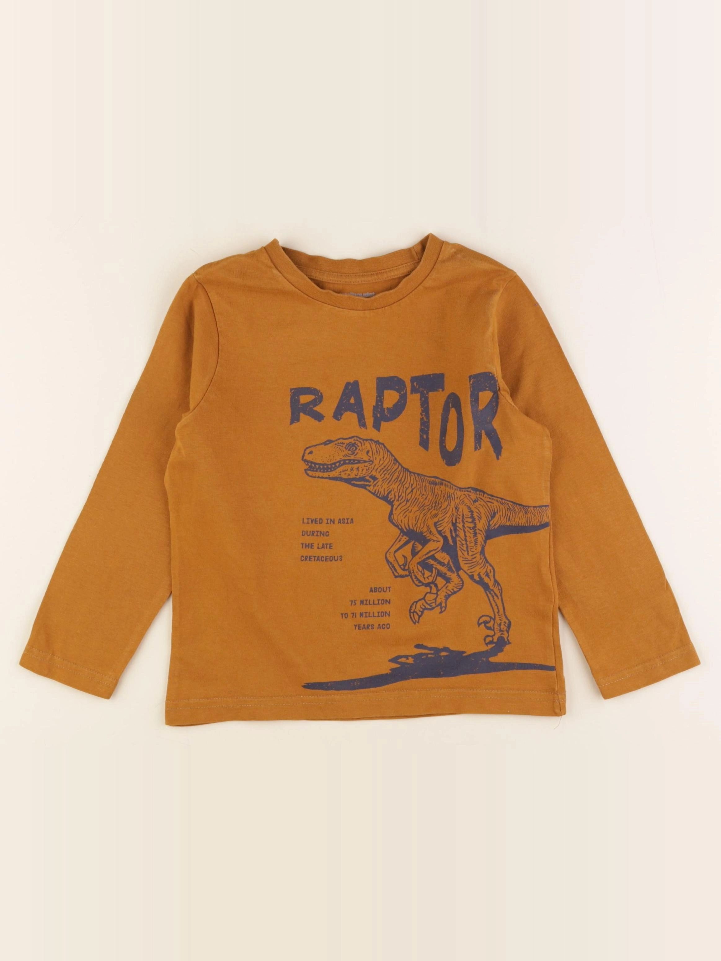 Vertbaudet - tee-shirt jaune - 5 ans