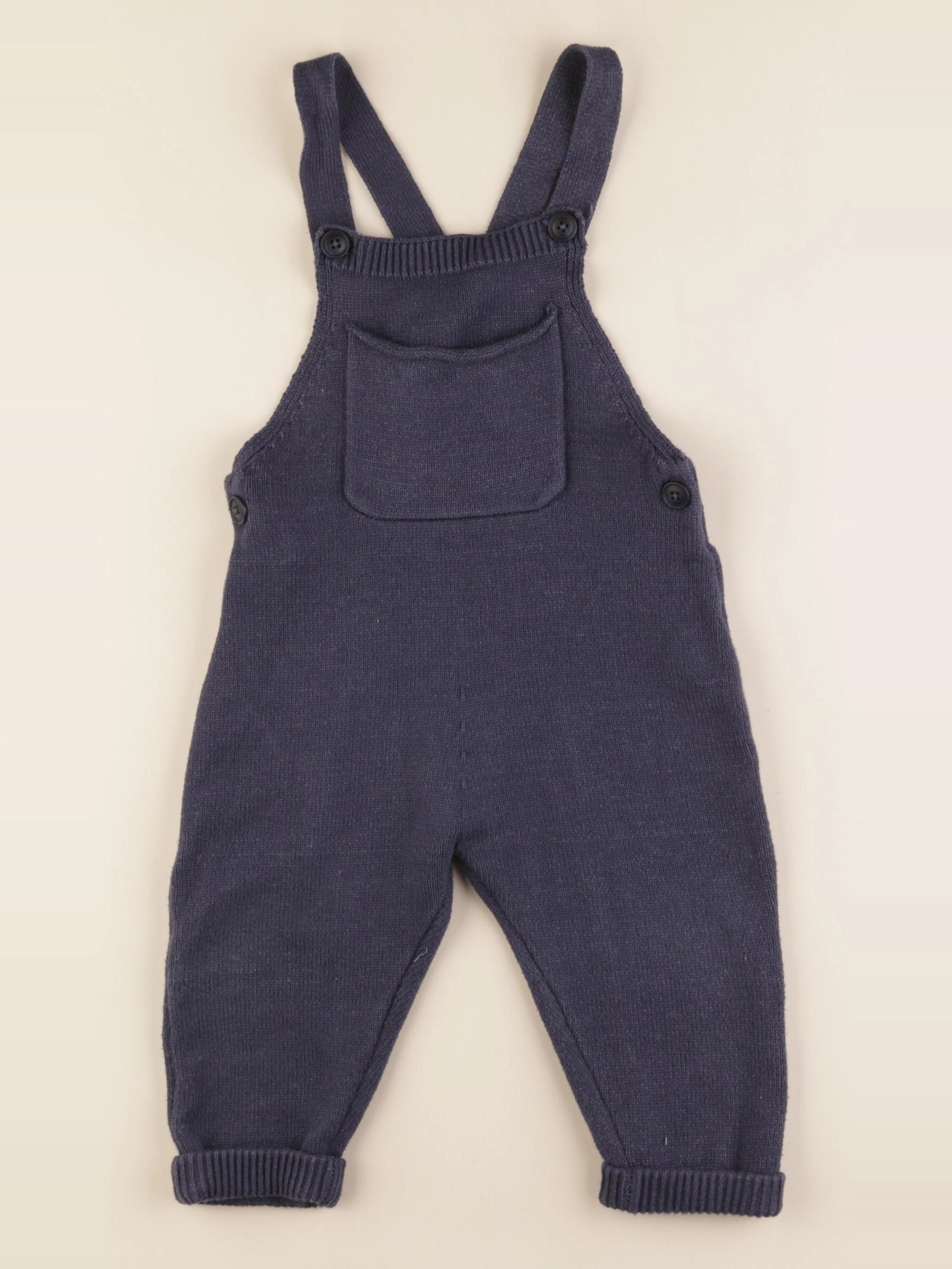 Zara - salopette bleu - 12/18 mois