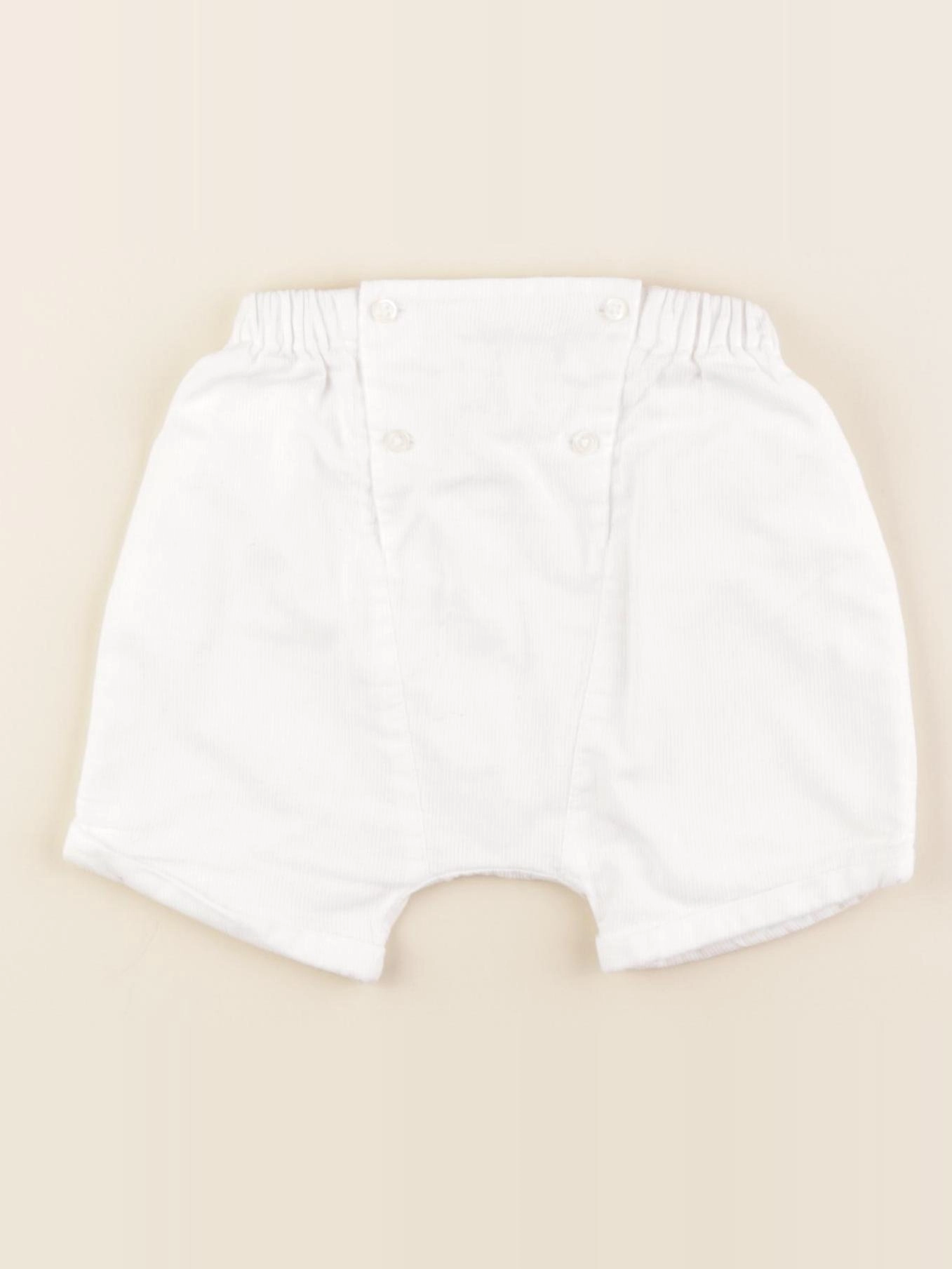 Boutchou - short blanc - 6 mois