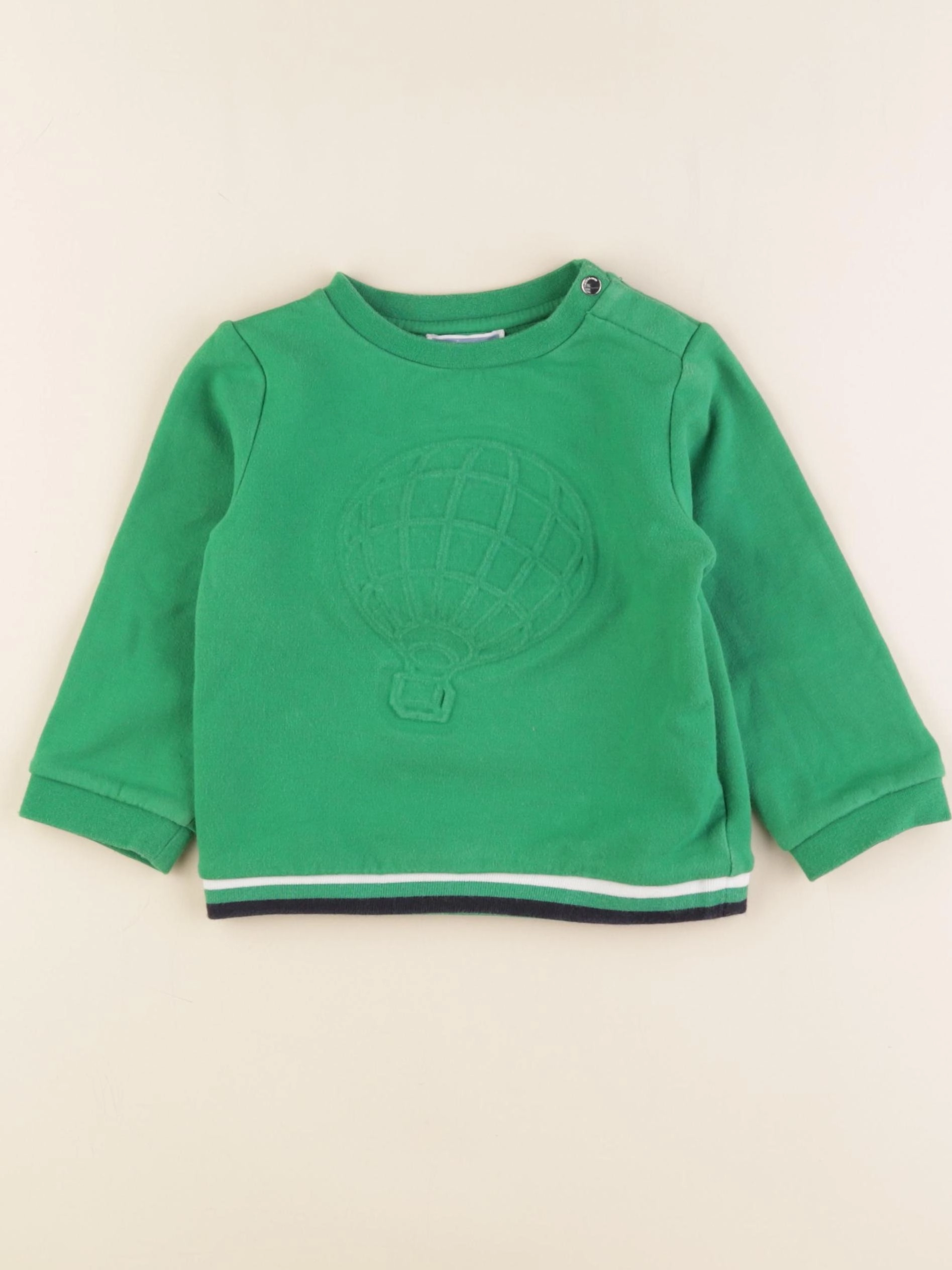 Jacadi - sweat vert - 24 mois