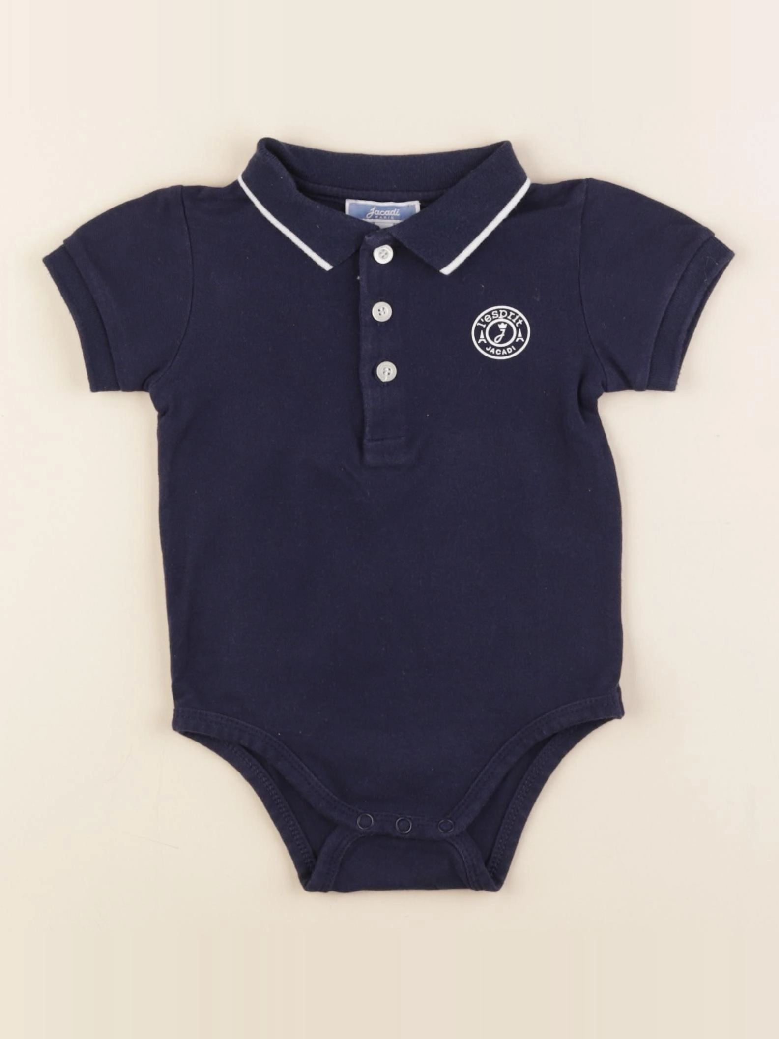 Jacadi - body à col bleu - 12 mois