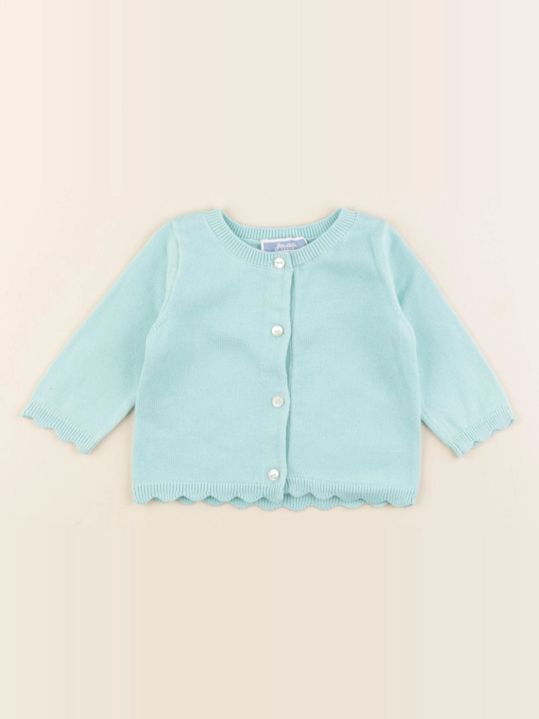 Jacadi - gilet bleu - 3 mois