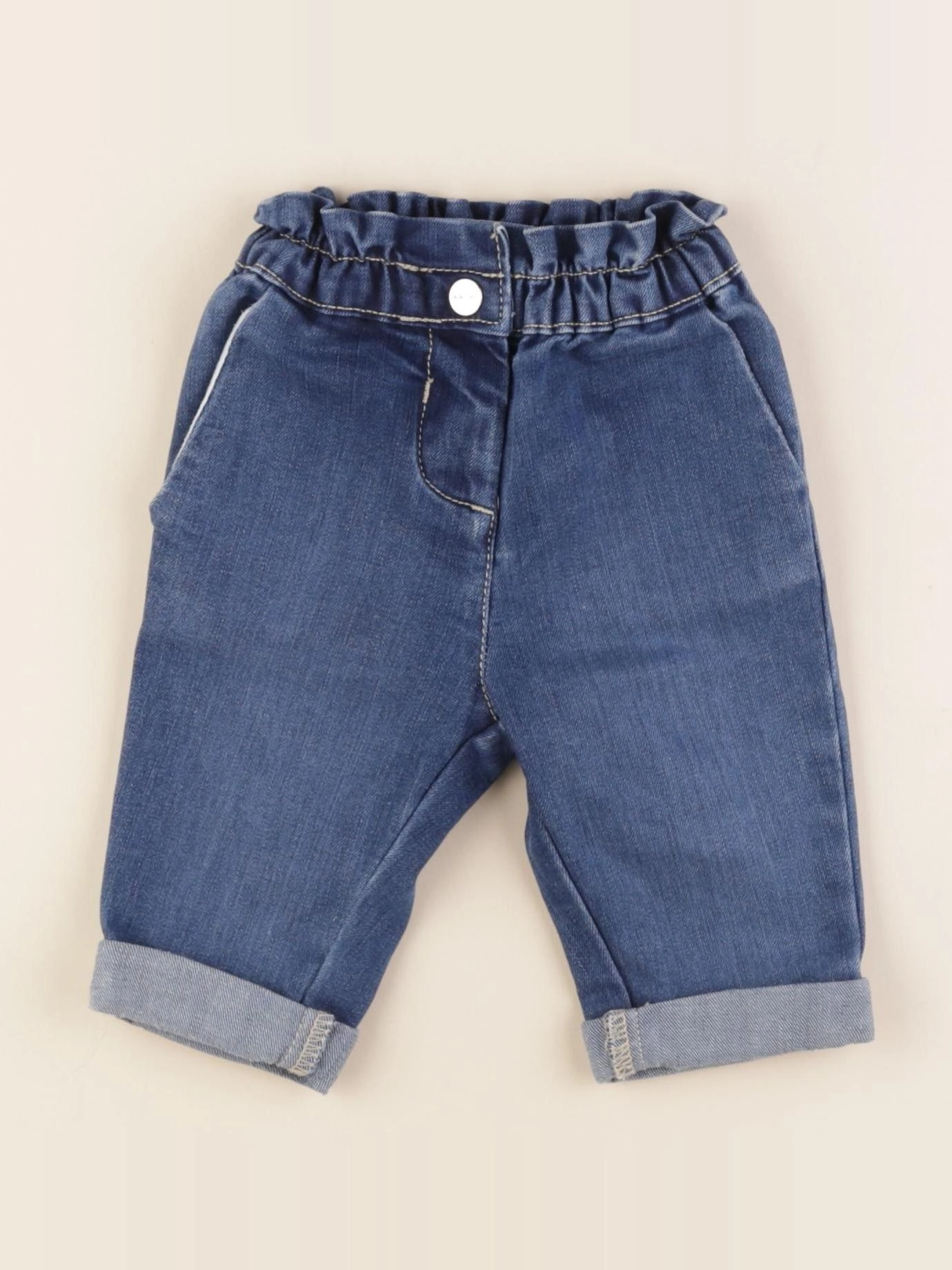 Jacadi - jean bleu - 6 mois