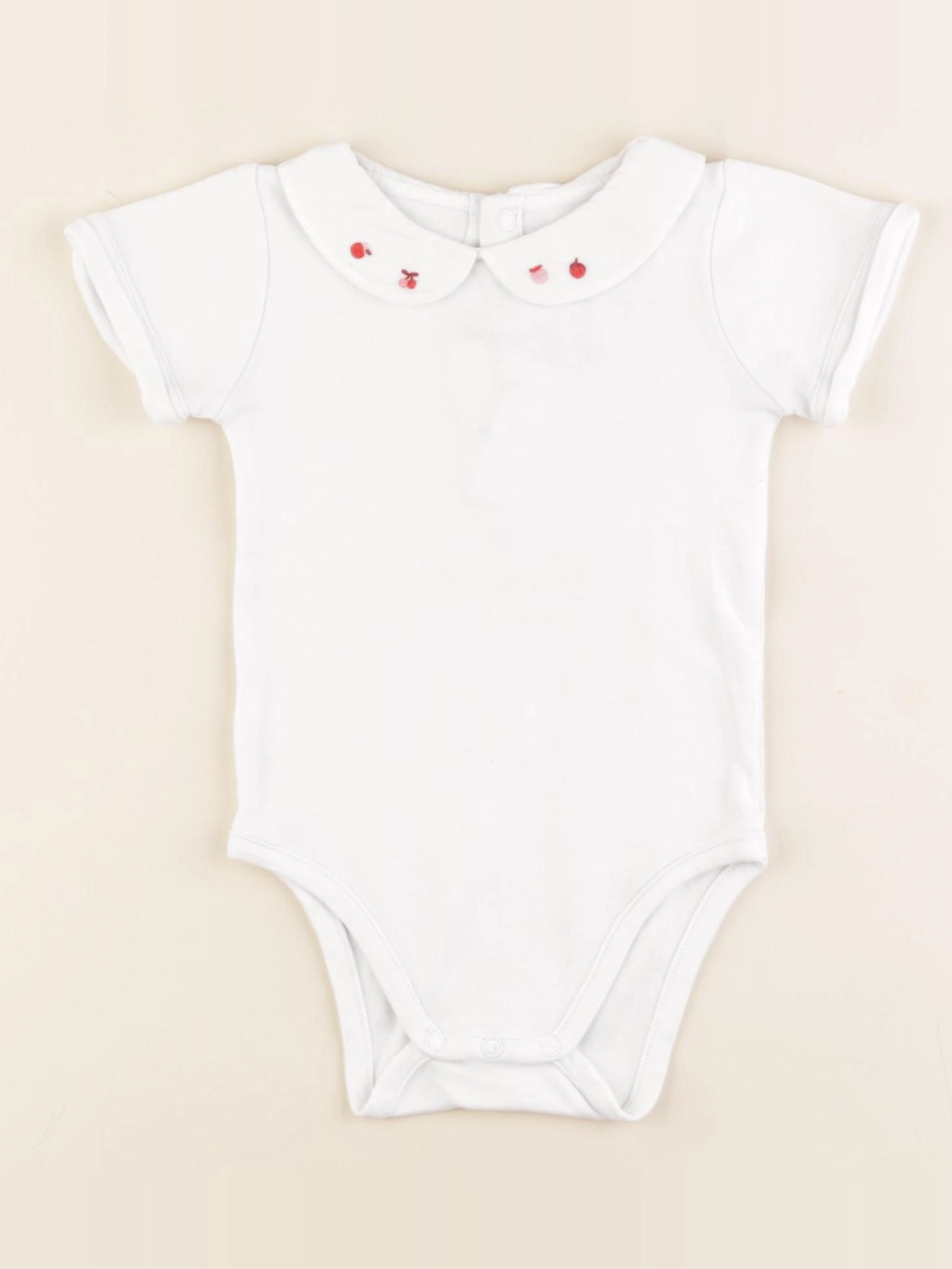 Jacadi - body à col blanc - 12 mois