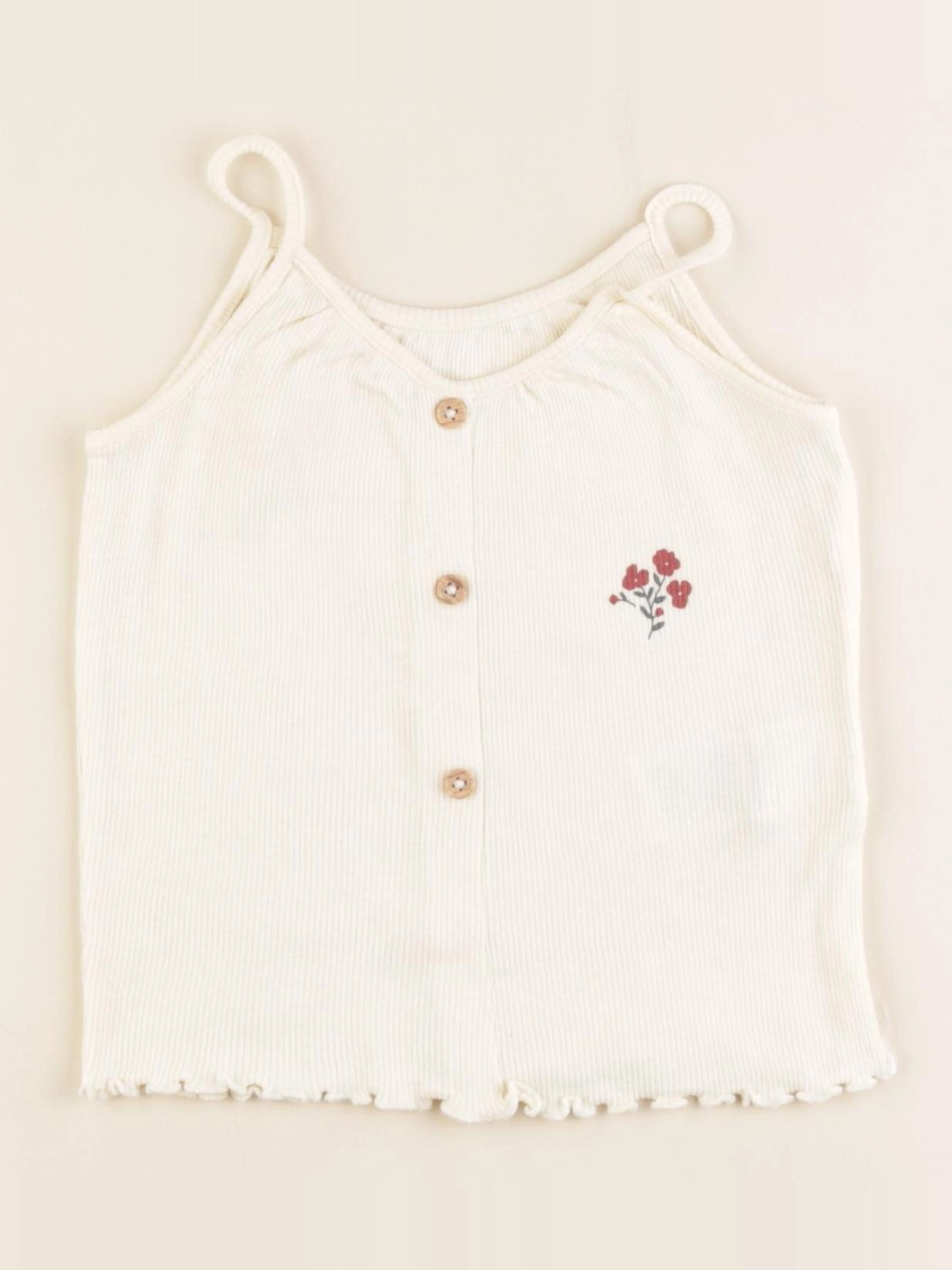 Vertbaudet - débardeur beige - 3 ans