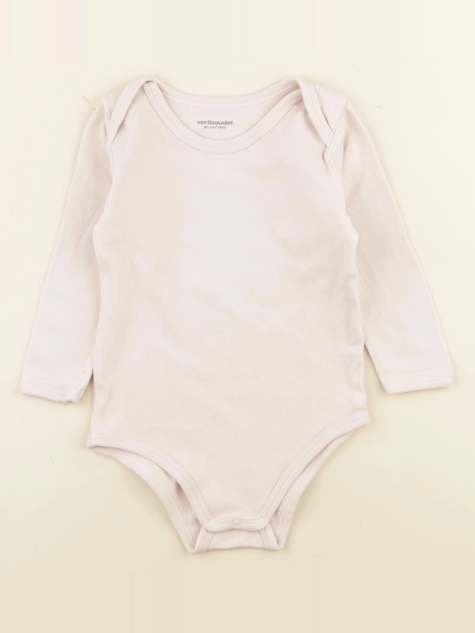 Vertbaudet - body rose - 18 mois