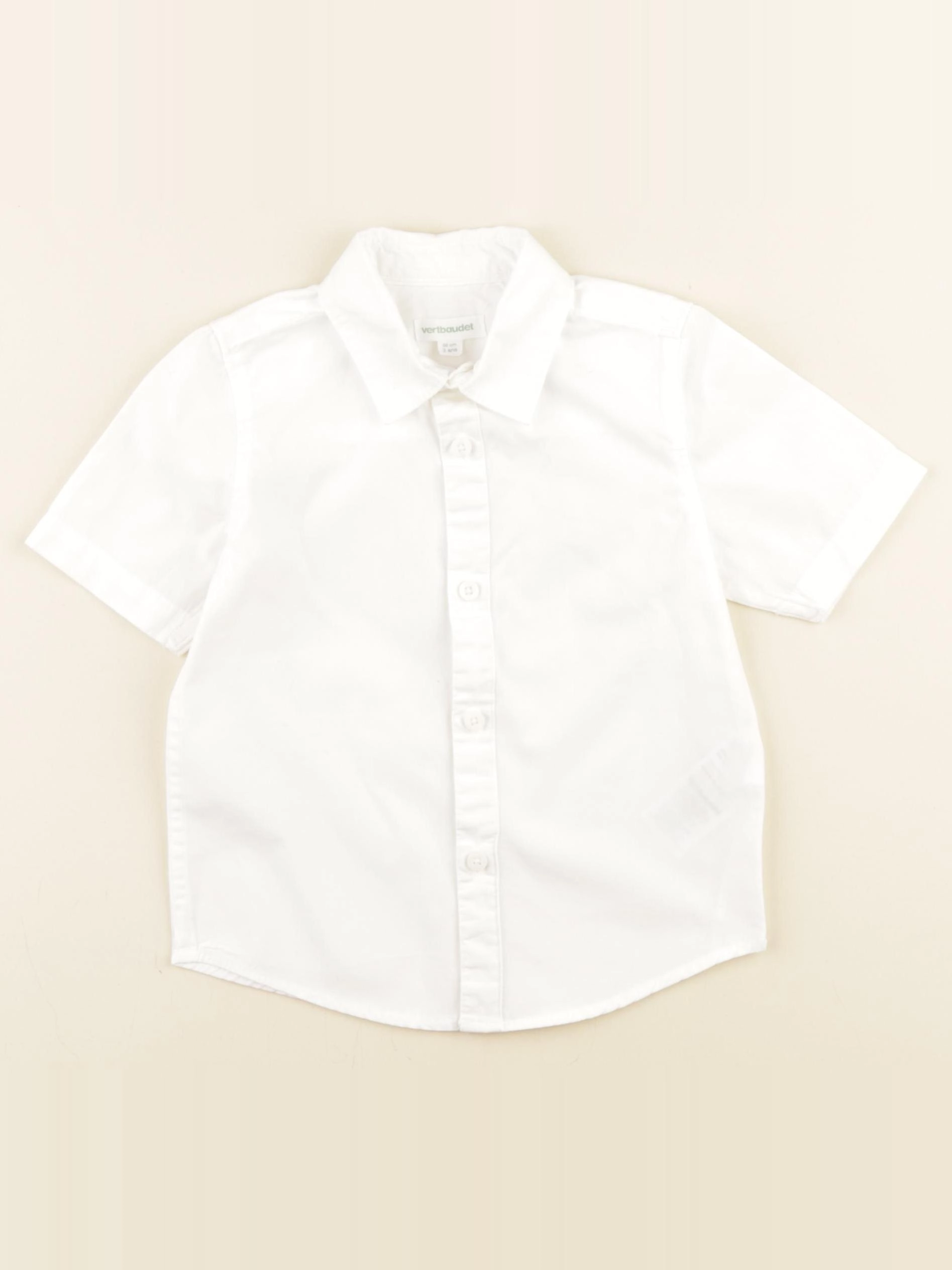 Vertbaudet - chemise blanc - 2 ans