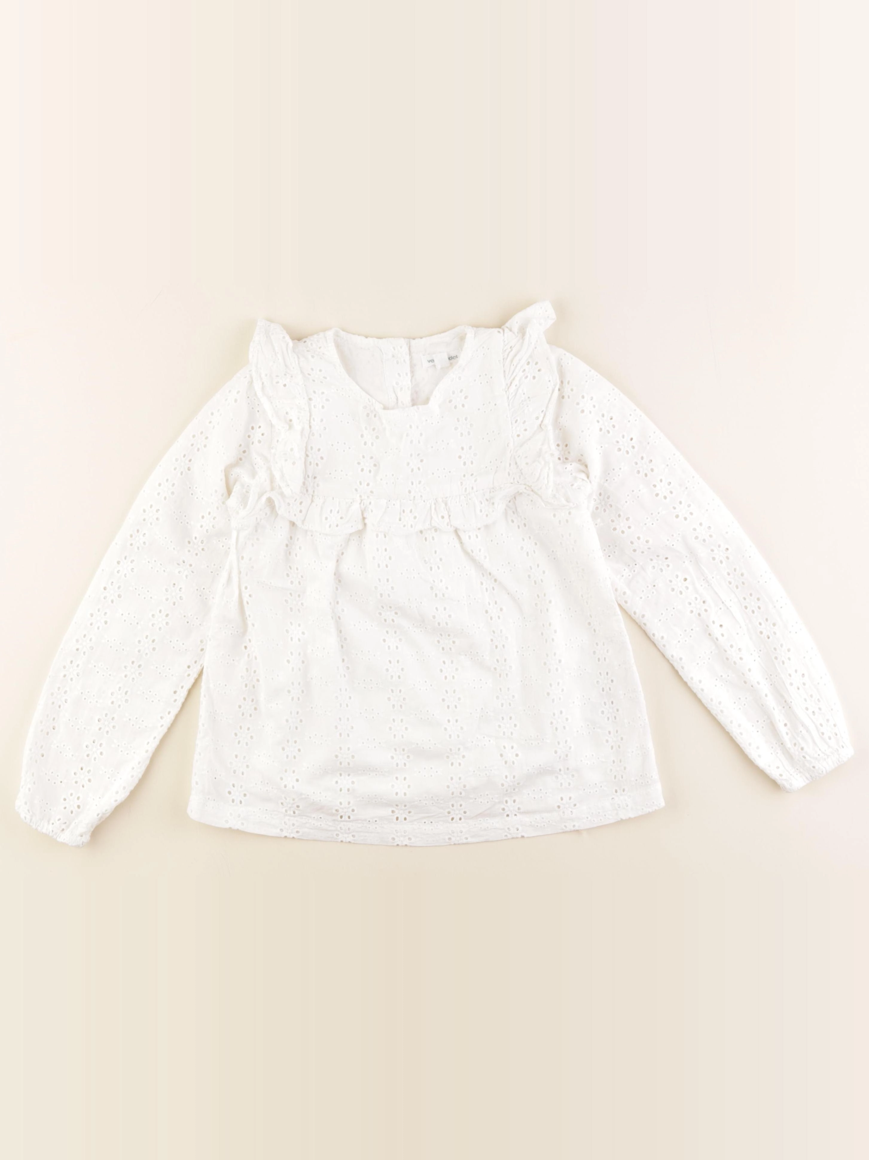 Vertbaudet - blouse blanc - 8 ans