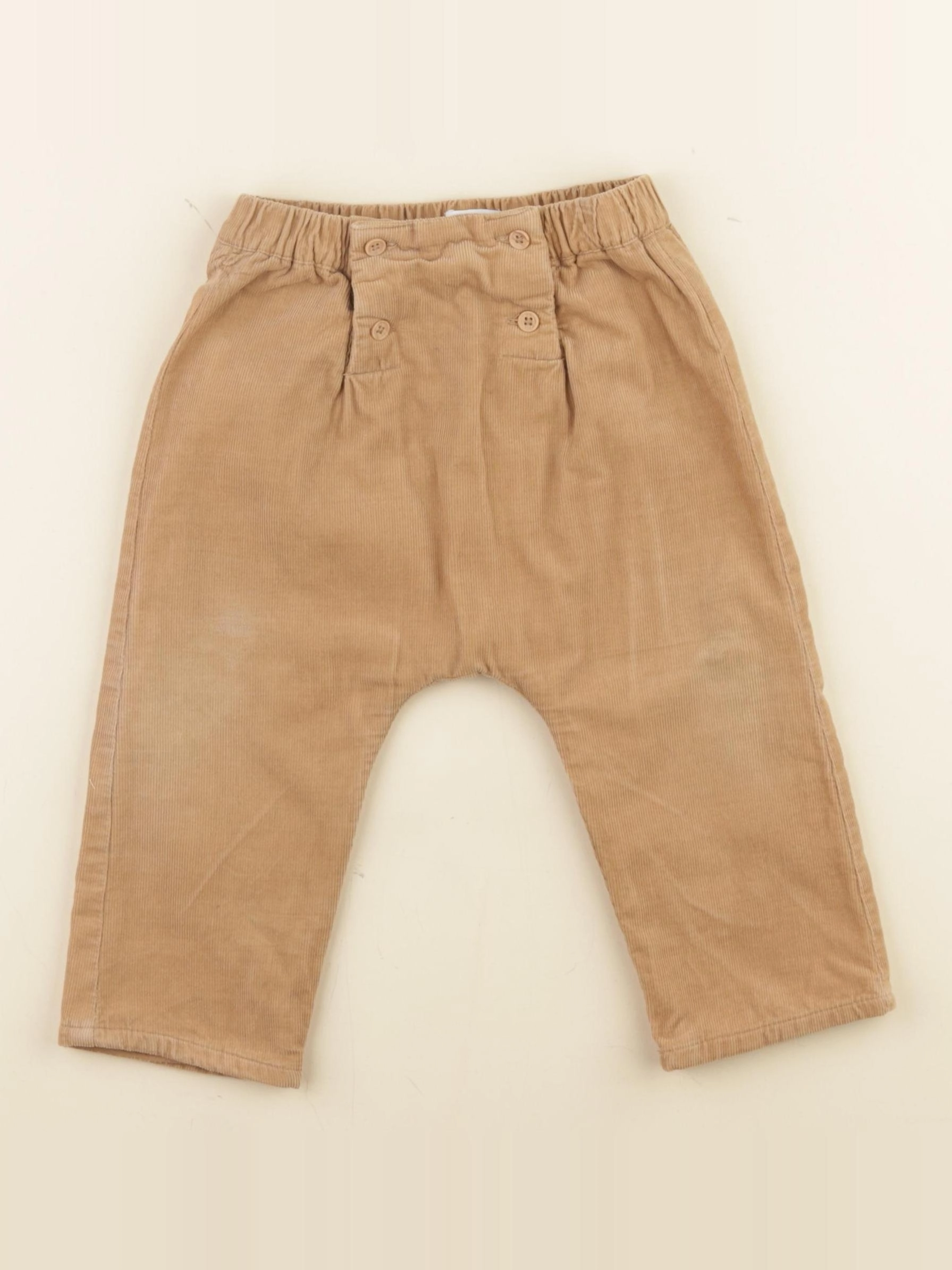 Vertbaudet - sarouel marron - 18 mois