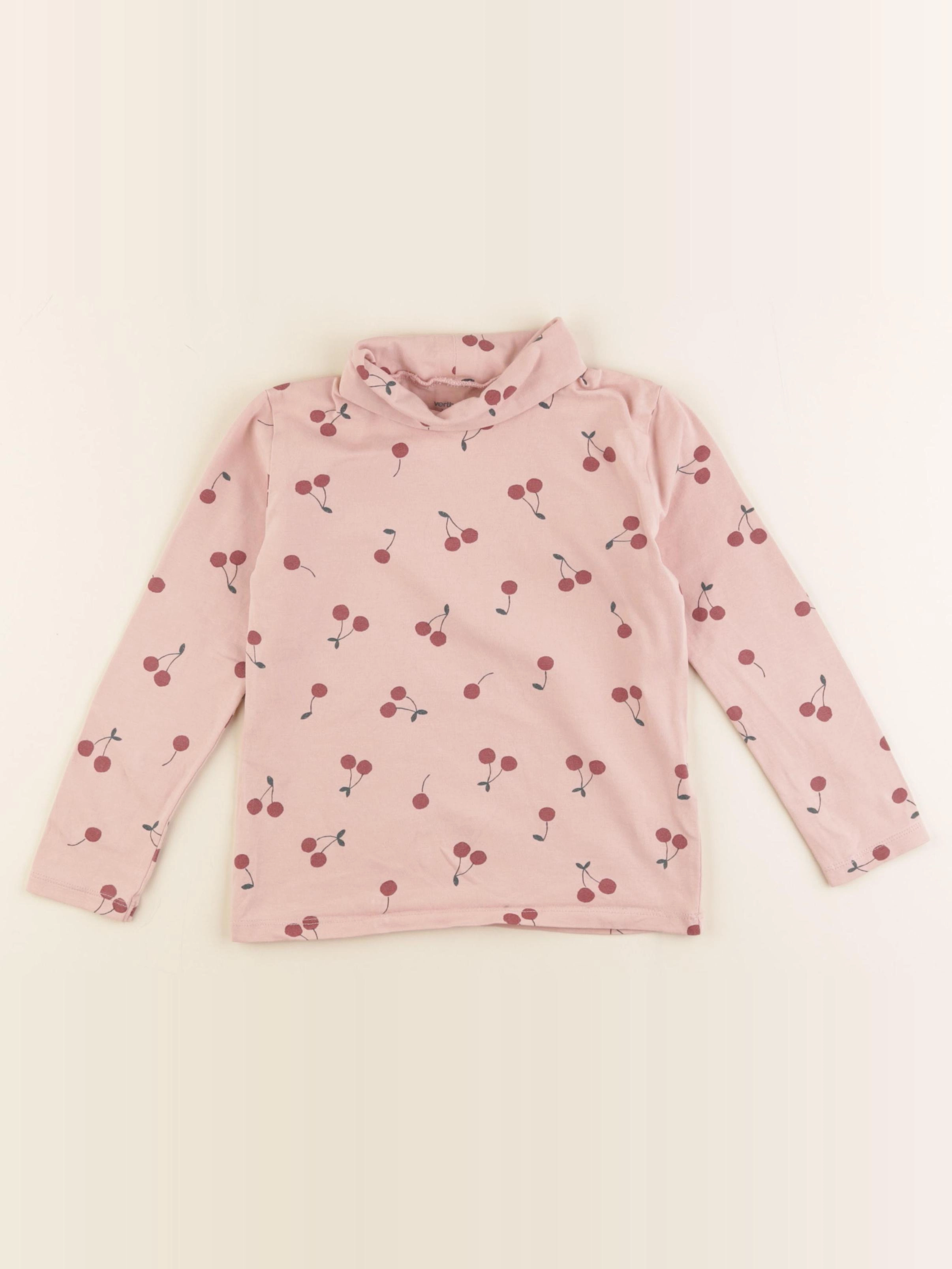 Vertbaudet - sous-pull rose - 5 ans