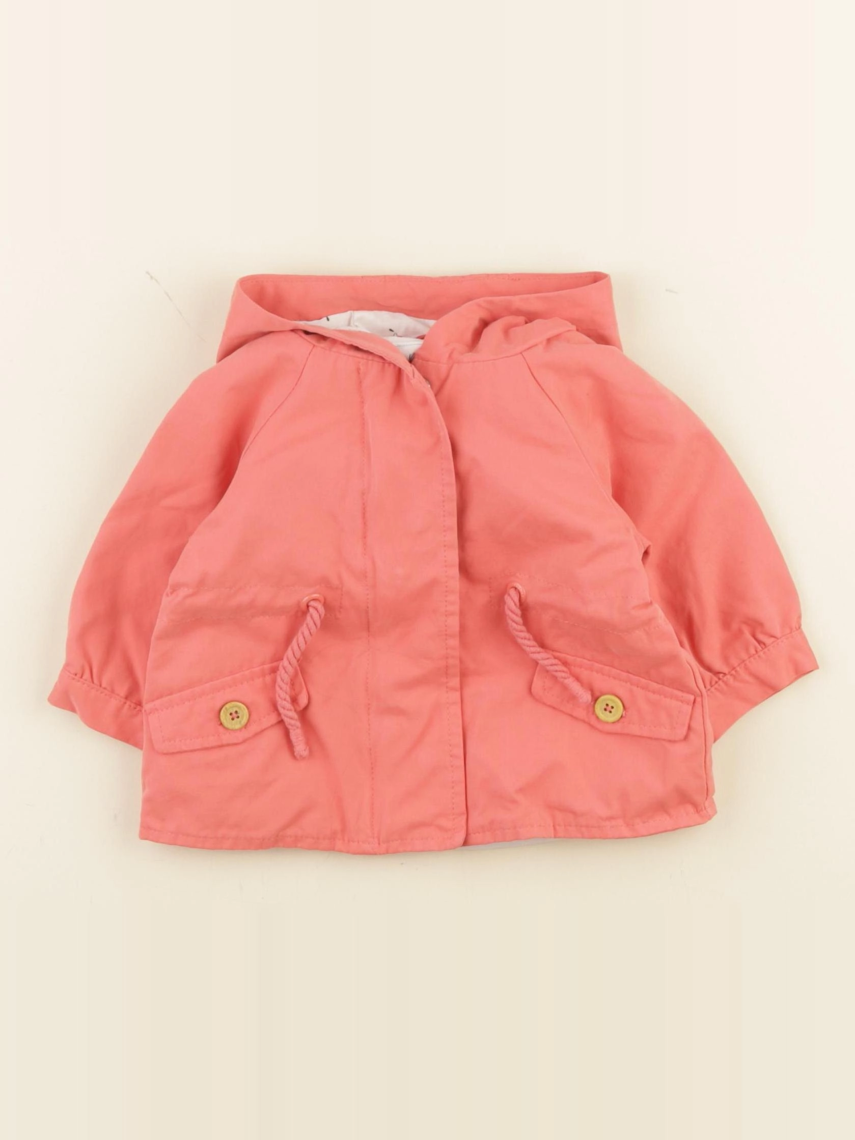 Vertbaudet - imperméable rose - 3 mois