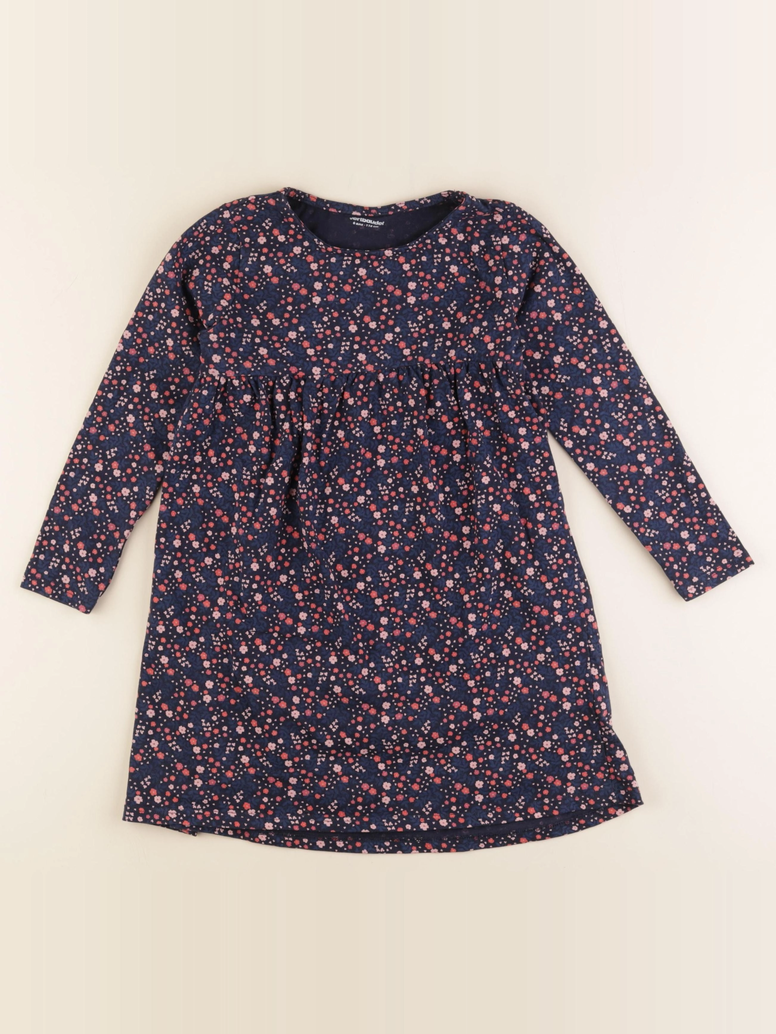 Vertbaudet - robe bleu - 6 ans