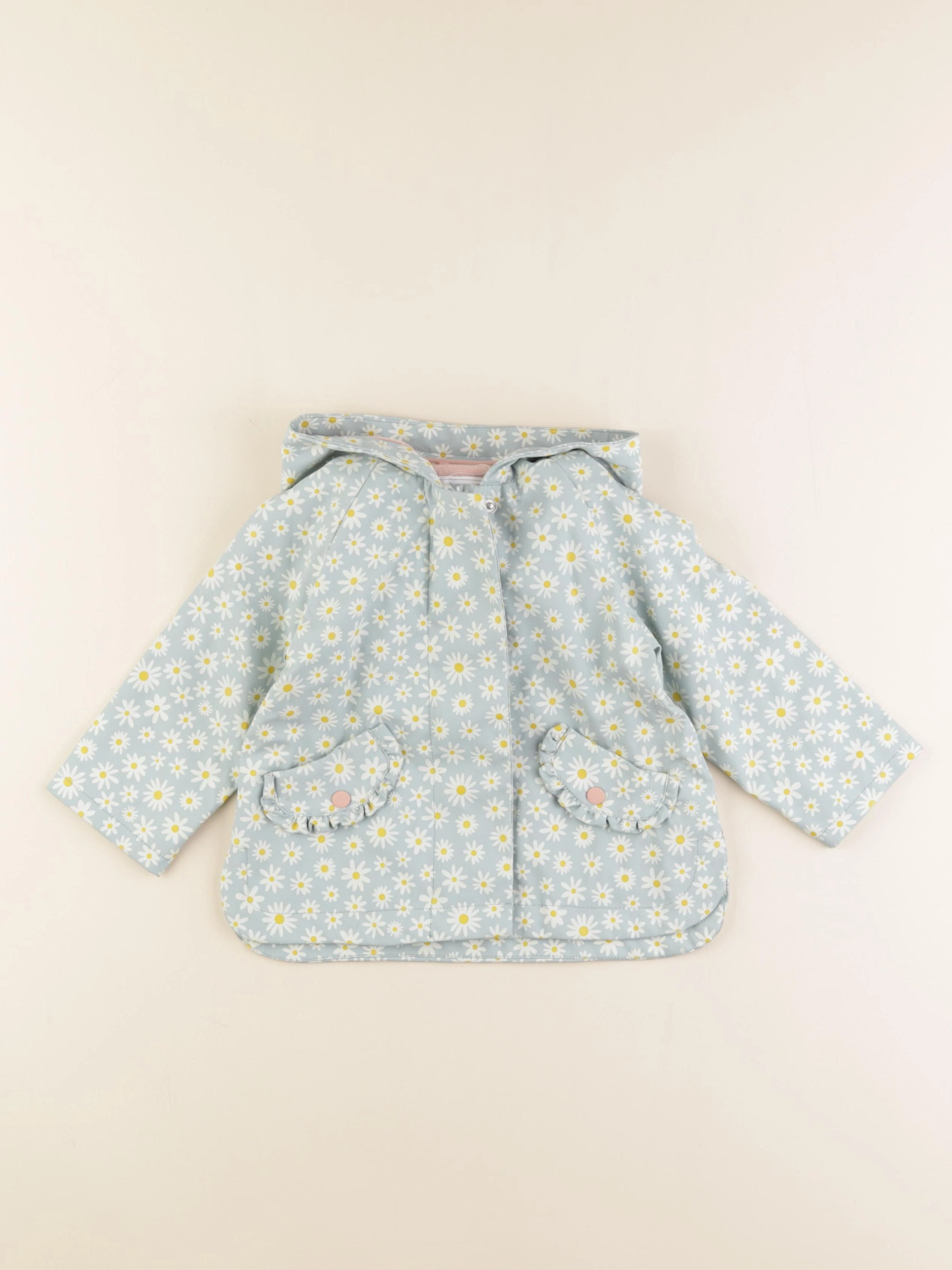 Vertbaudet - imperméable vert - 18 mois