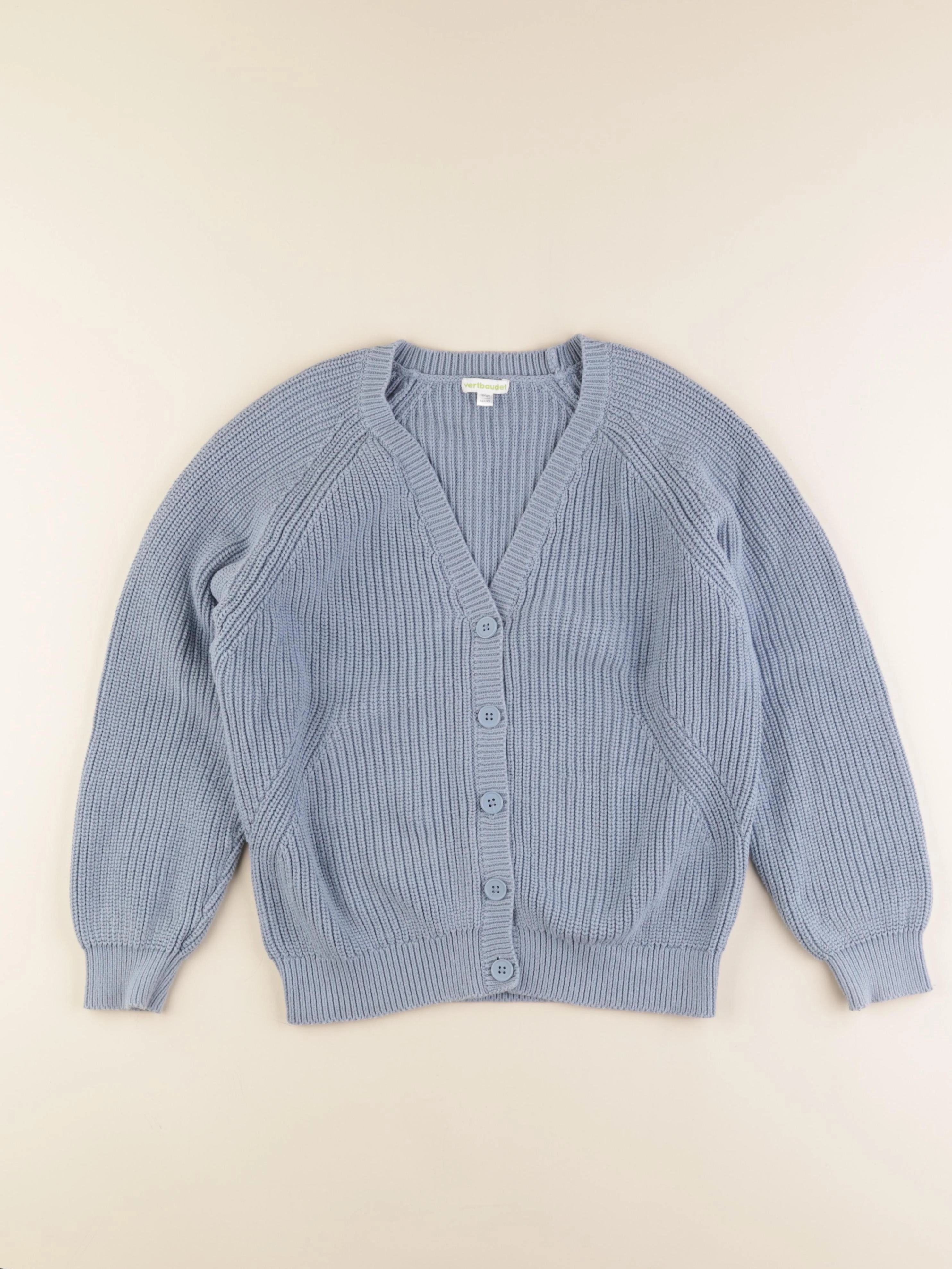 Vertbaudet - gilet bleu - 14 ans