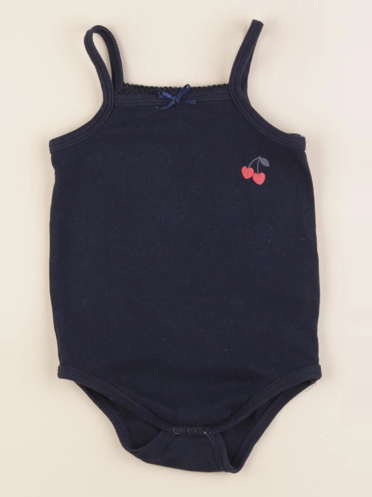 Vertbaudet - body bleu - 18 mois