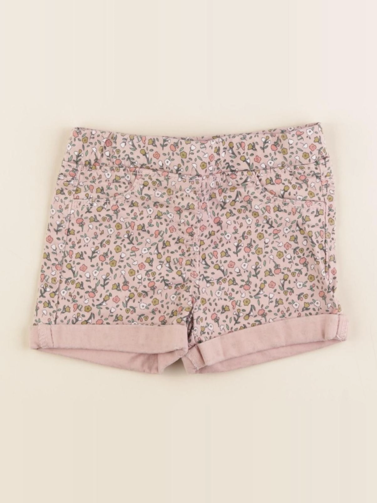 Vertbaudet - short rose - 2 ans