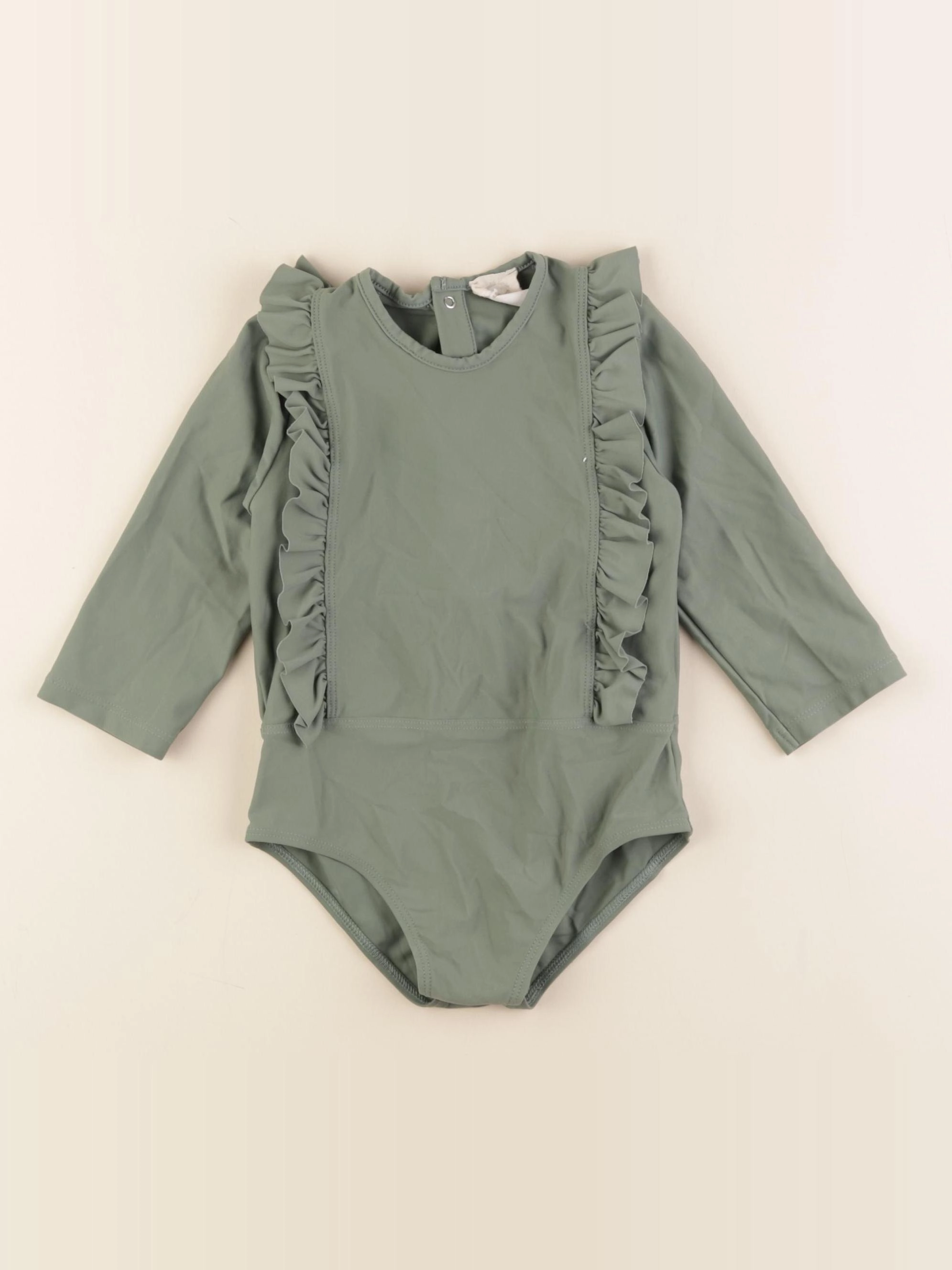 Les petits dores - maillot de bain vert - 4 ans