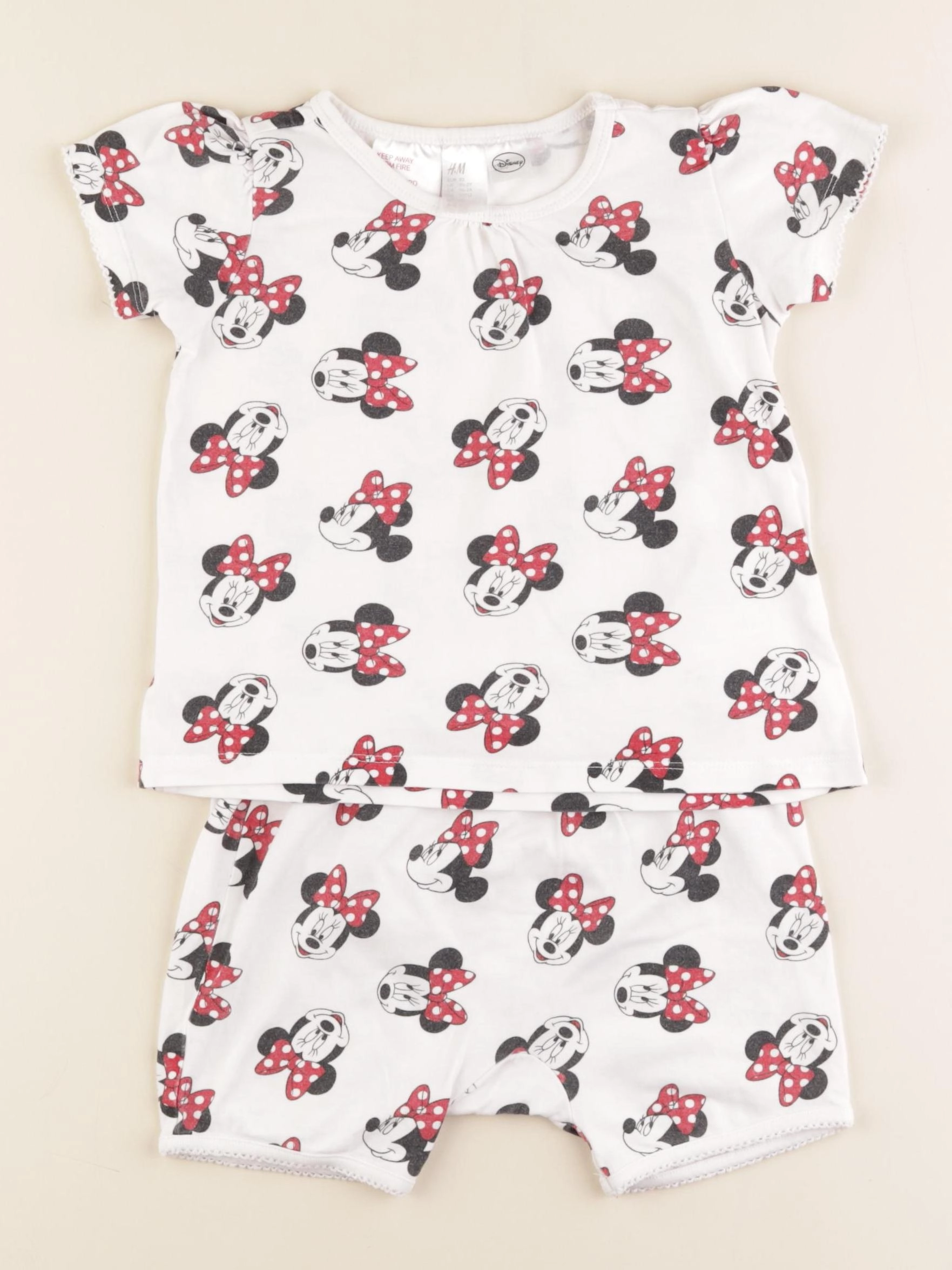 H&M - pyjama coton blanc - 18/24 mois