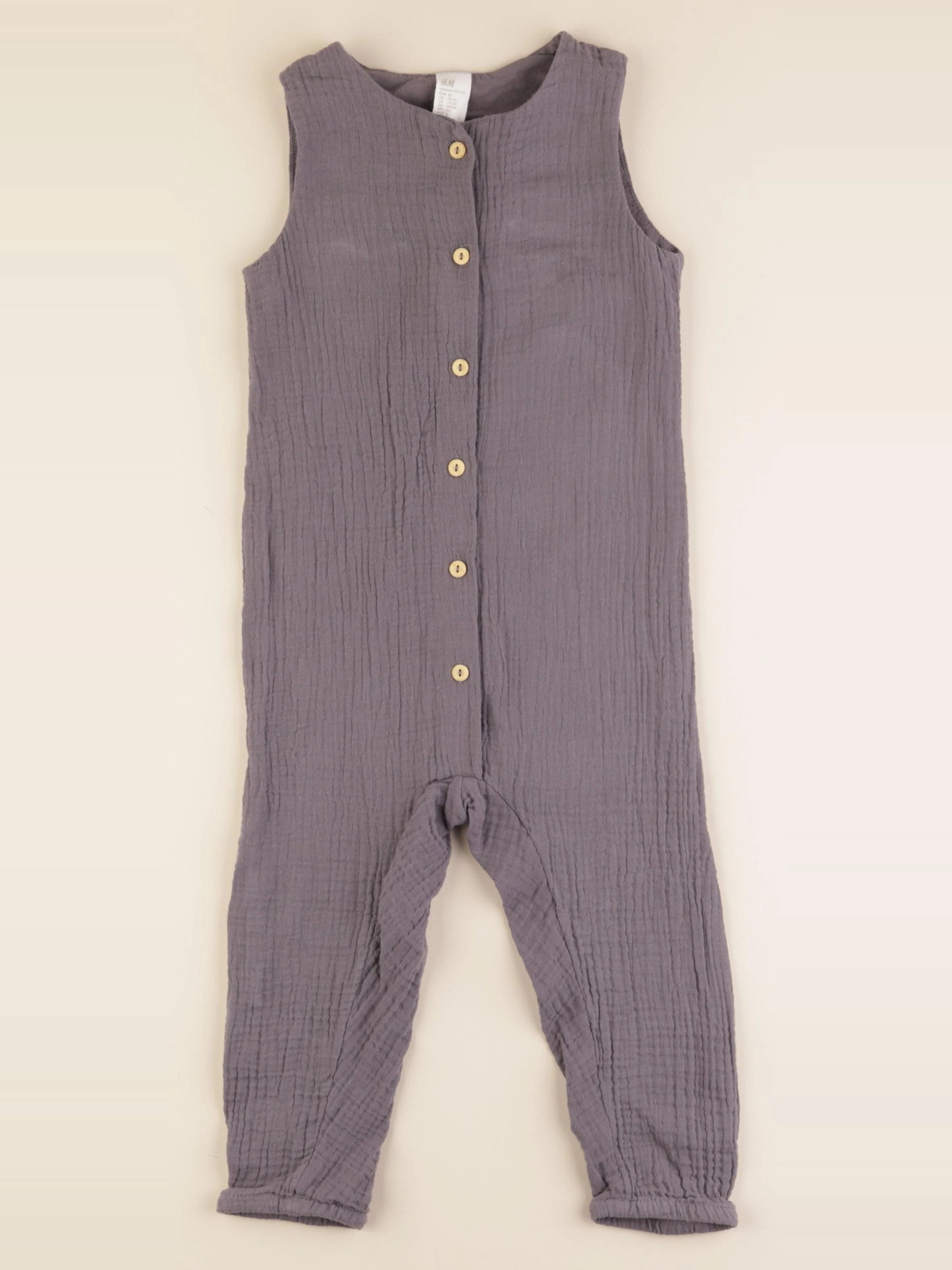 H&M - combinaison gris - 18/24 mois