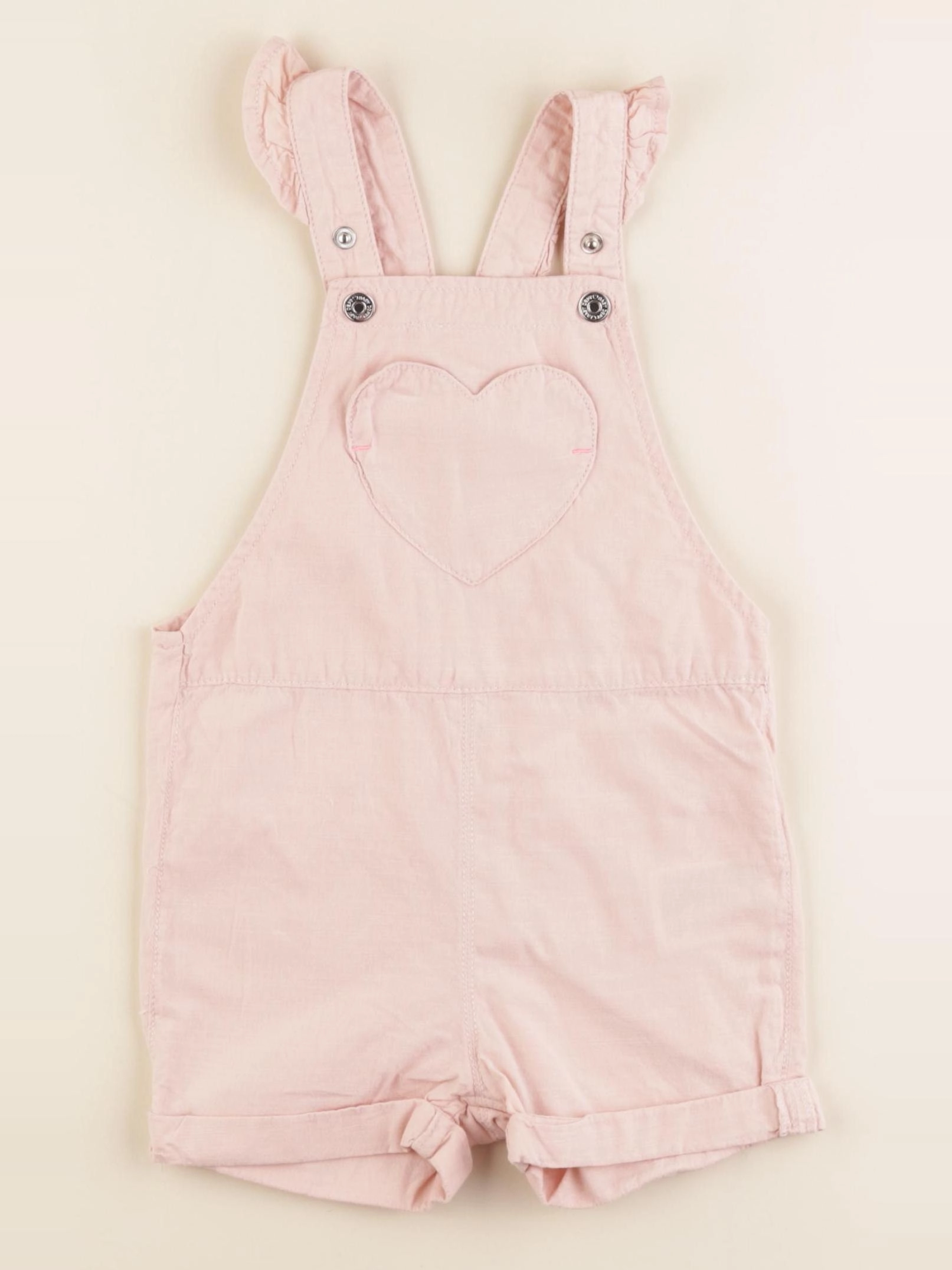 H&M - salopette rose - 12/18 mois