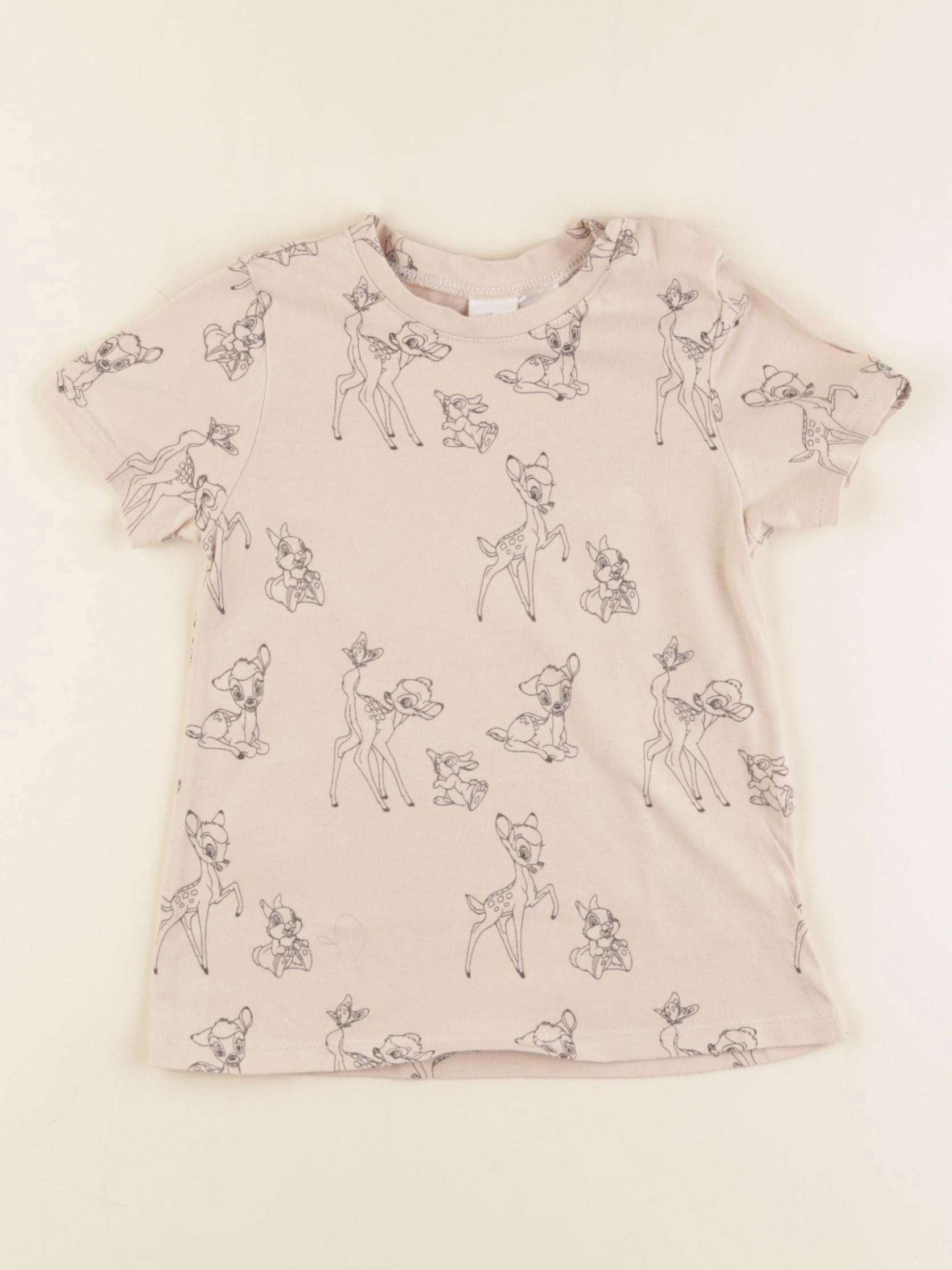 H&M - tee-shirt beige - 18/24 mois