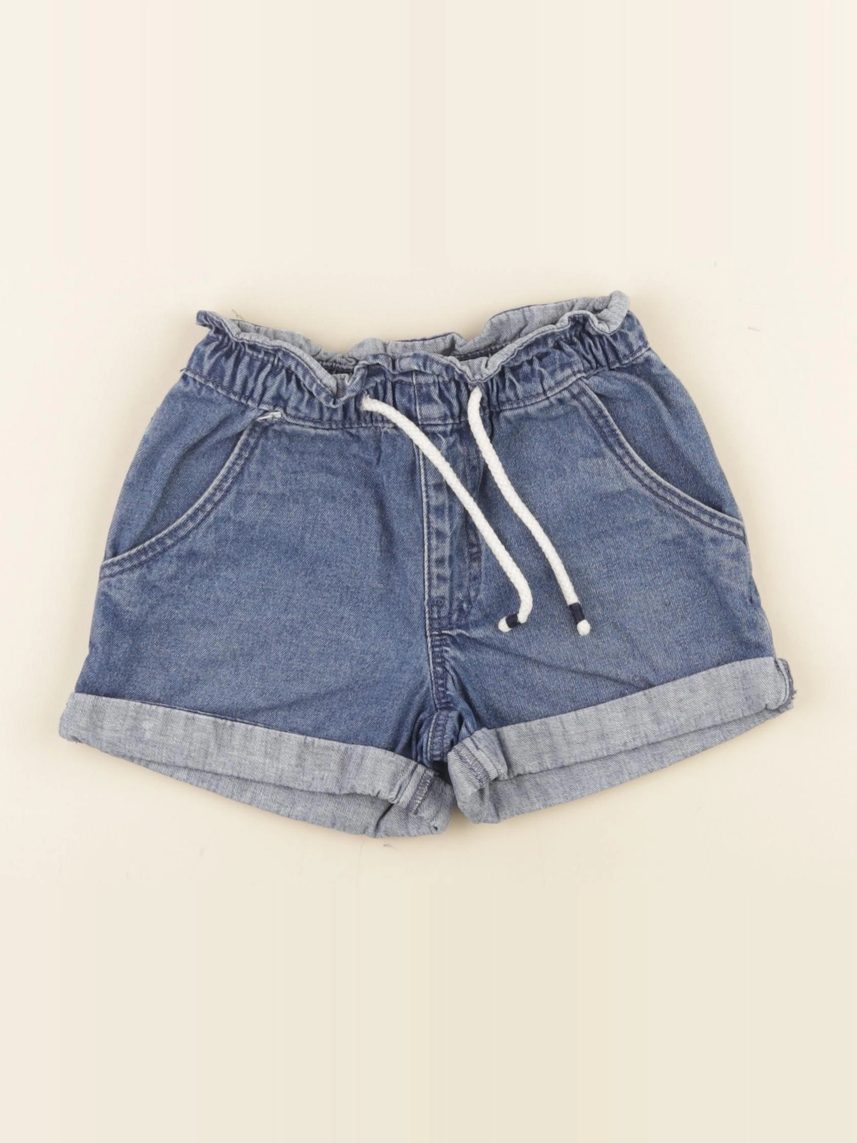 Monoprix - short bleu - 3 ans